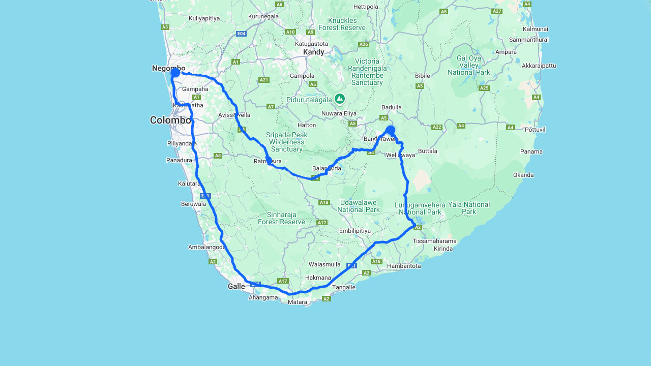 Colombo (CMB) Airport to Ella City Private Transfer