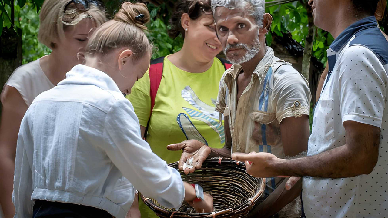 Sri Lankas landbrug, ædelmine og landsbyoplevelse af Ceylon 1850
