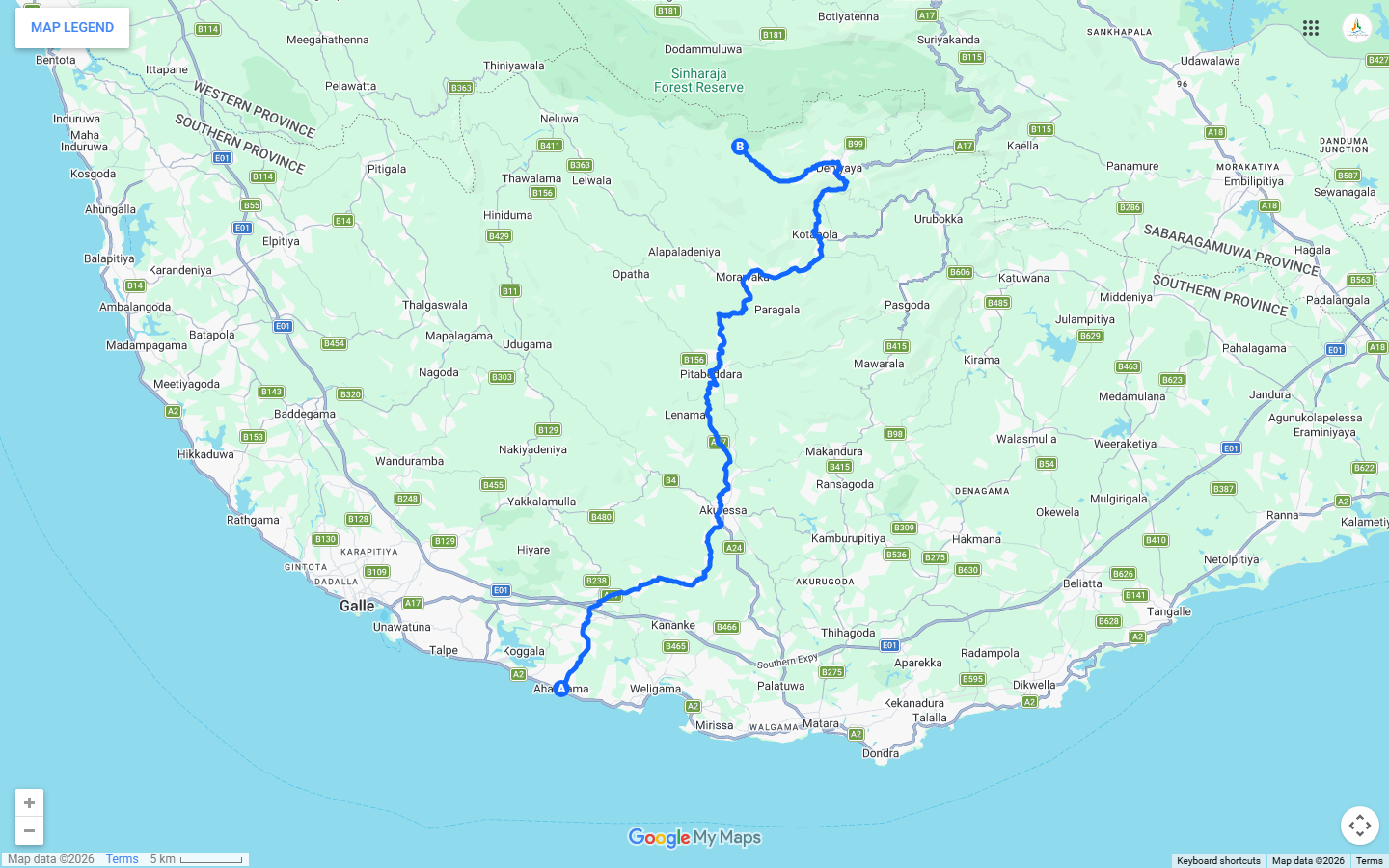 Tagesausflug in den Sinharaja-Regenwald ab Ahangama