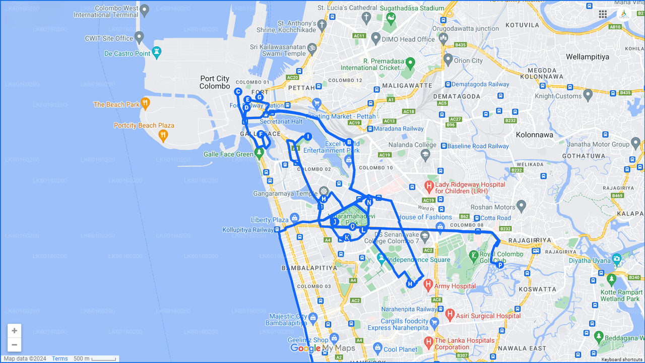 Stadstour door Colombo vanuit Kalutara