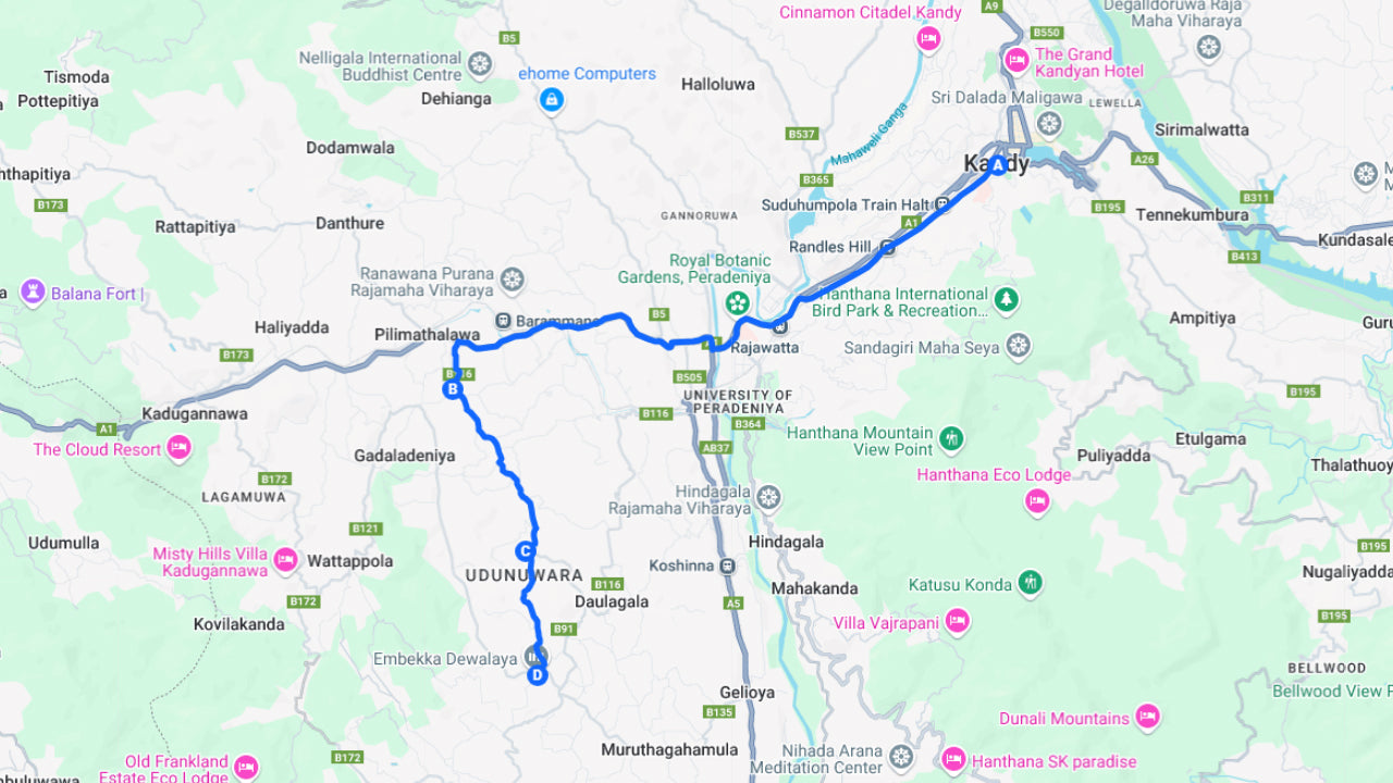 Tour ciclistico a 3 Temple Loop da Kandy