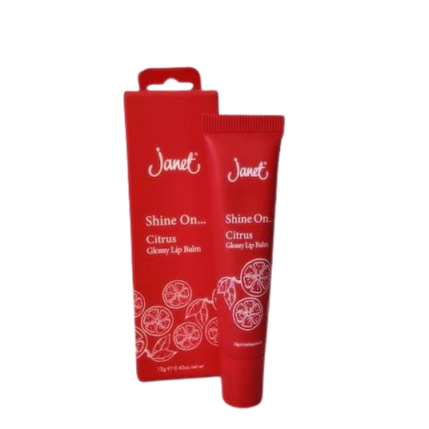 Janet Shine On Citrus Glossy Lip Balm (12g)