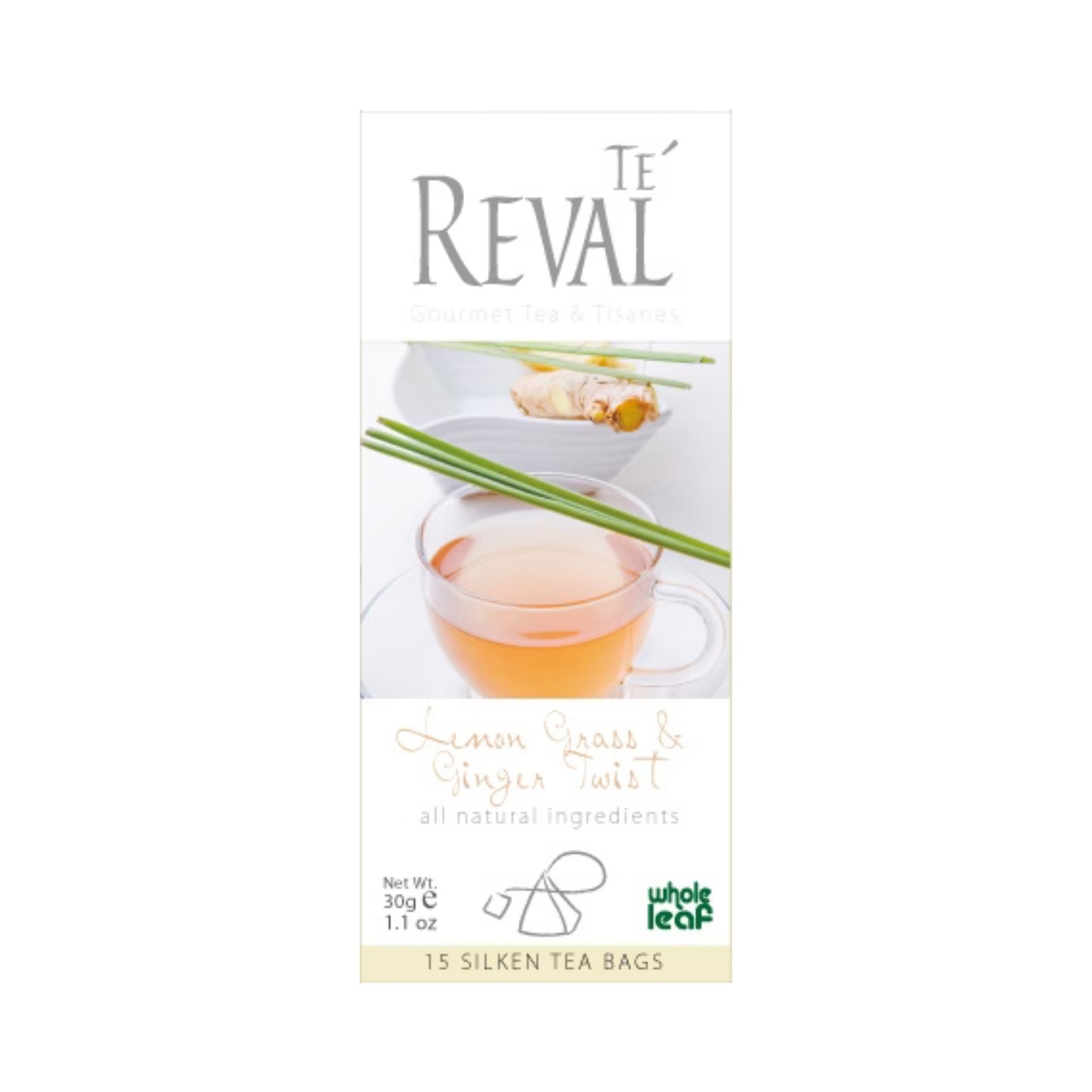 Té Reval Lemon Grass & Ginger Twist Tea (30g) 15 Tea Bags