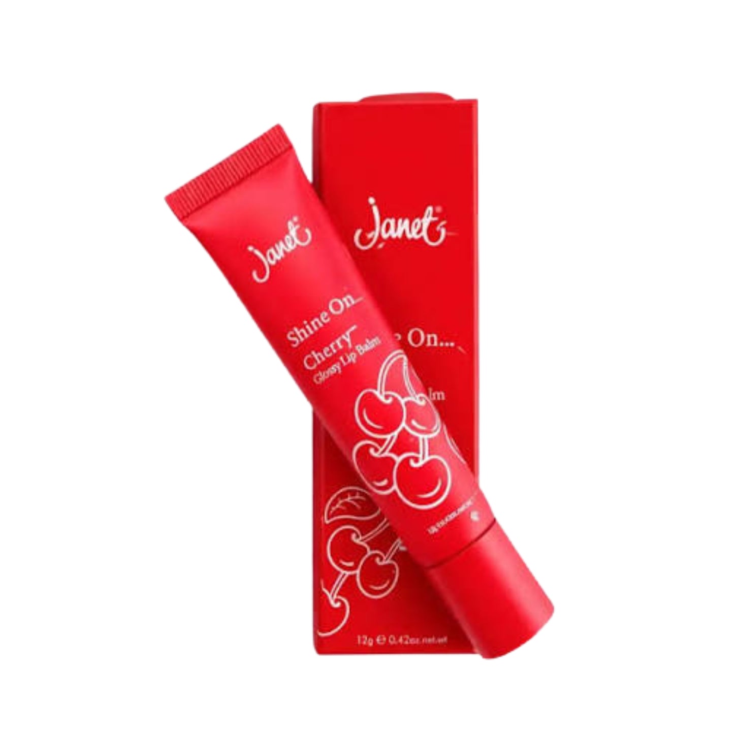 Janet Shine On Cherry Glossy Lip Balm (12g)