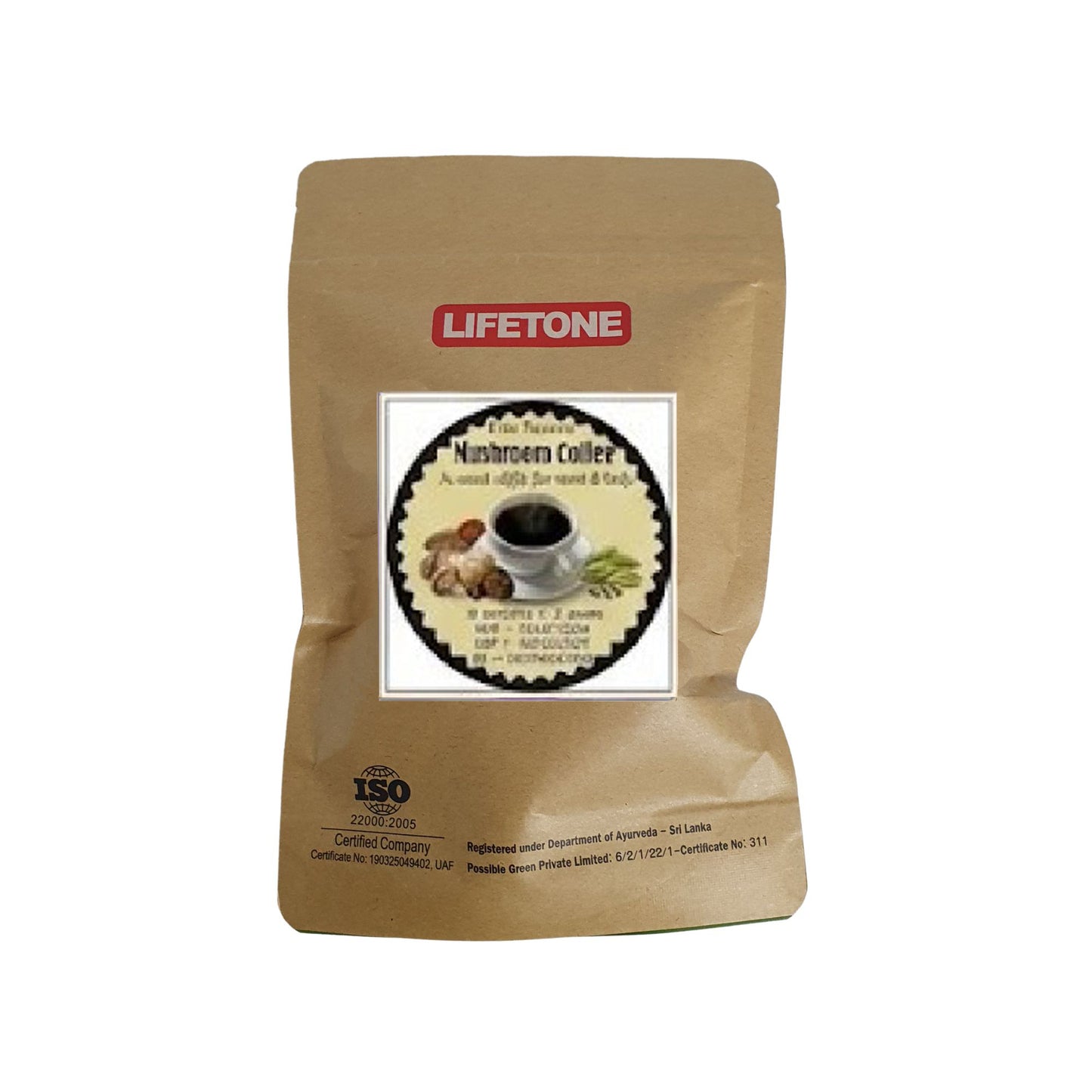 Lifetone Mushroom Coffee (40g) 20 Tea Bags