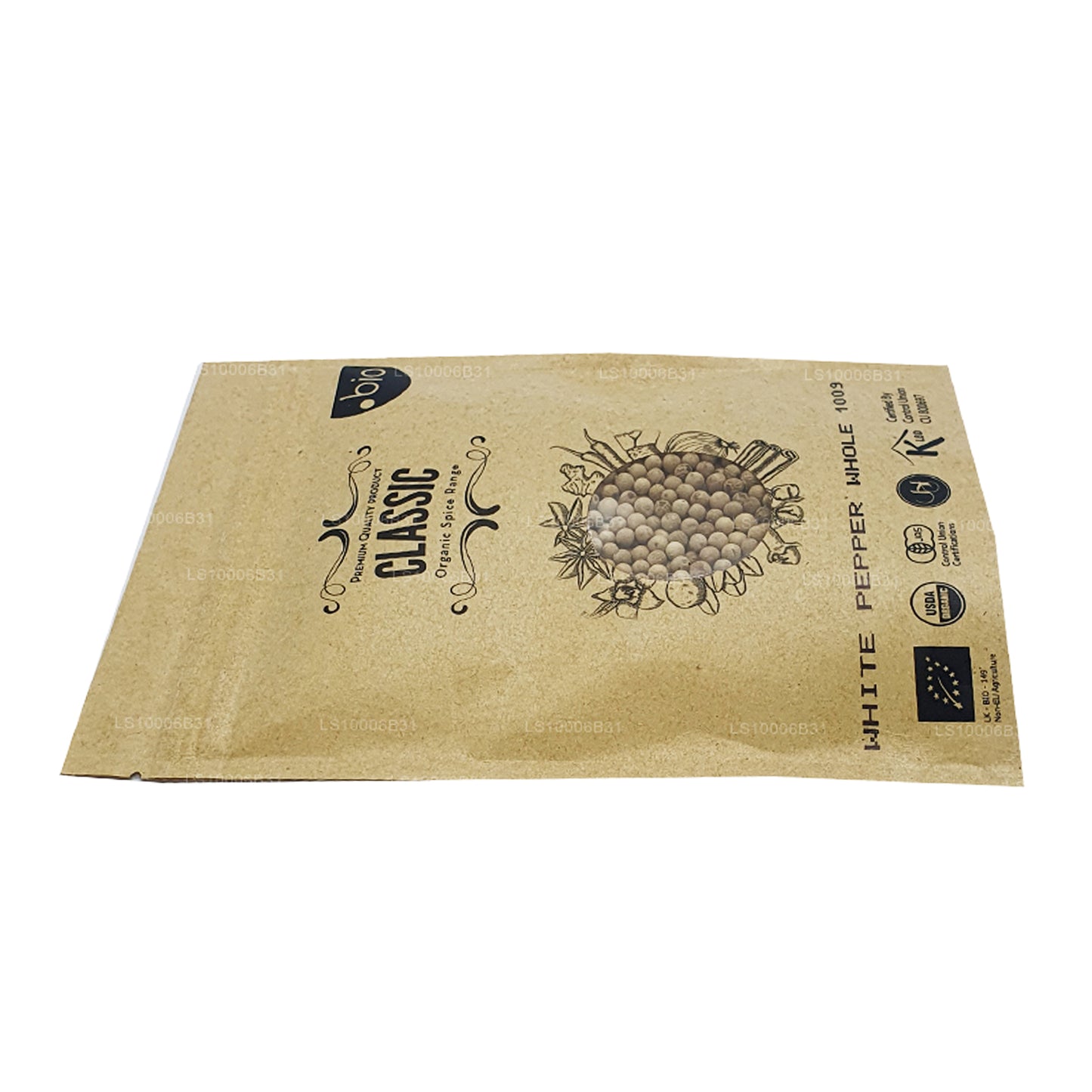 Lakpura Organisk Vitpeppar Hela