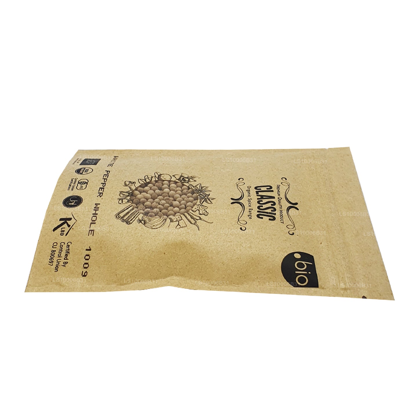 Lakpura Organisk Vitpeppar Hela