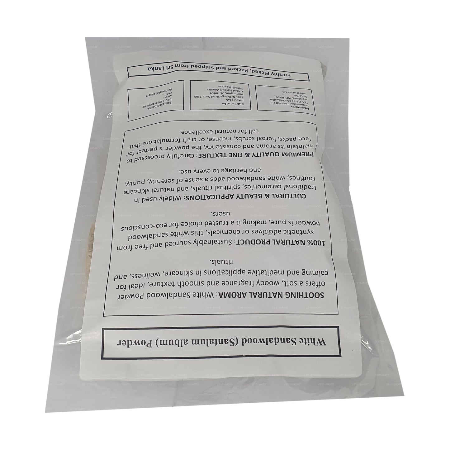 Lakpura Beyaz Sandal Ağacı Tozu (100g)