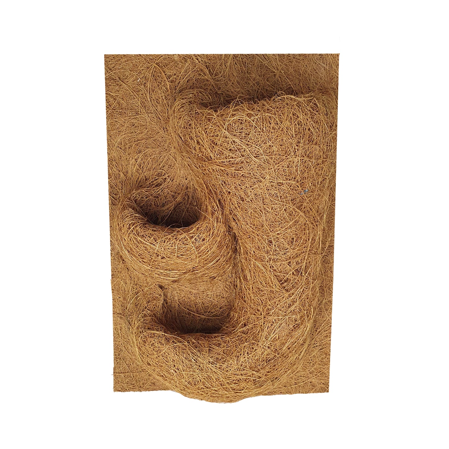 Bivenro Natural Coco Planting Background (20×30cm) adds rustic charm, supports plant growth, retains moisture & enhances terrariums, cages, or décor spaces sustainably.