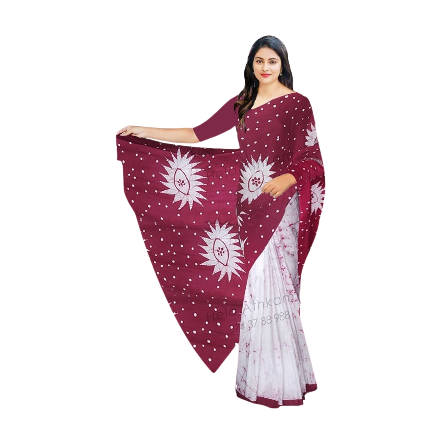 Lakpura Batik Saree (Design S021)