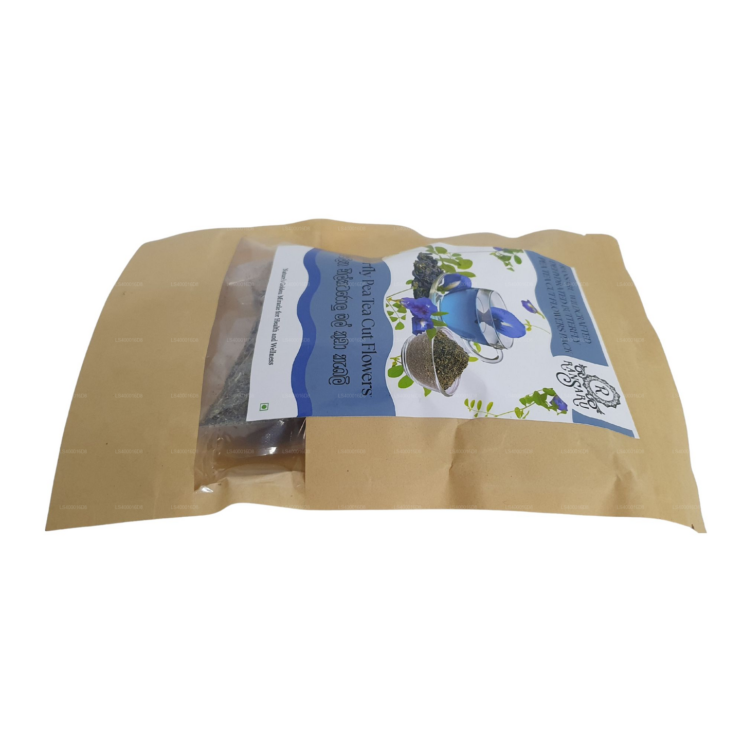 Ransaru Wildcrafted Dehydrated Butterfly Pea (Nil Katarolu) Tea Cut Flowers Pack