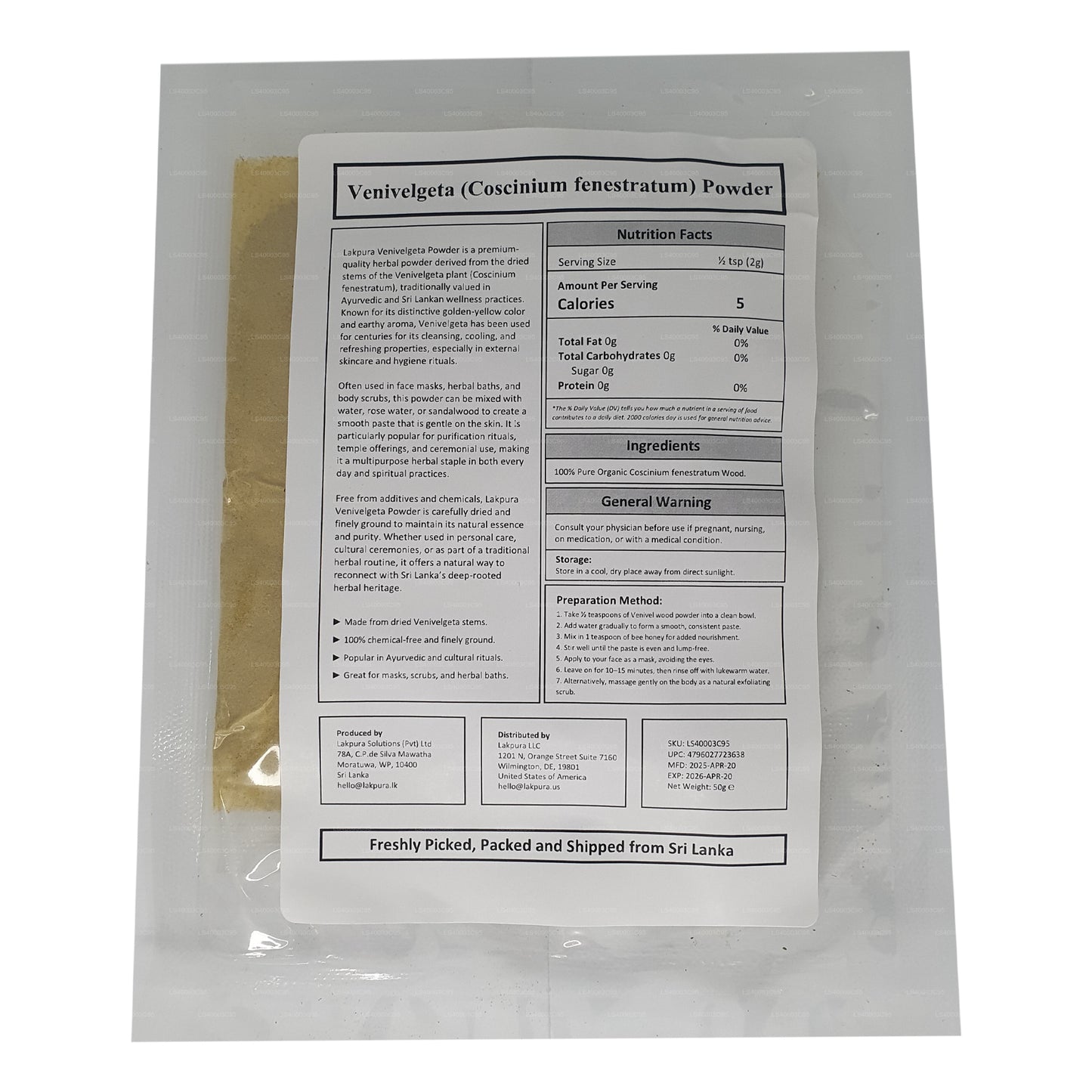 Lakpura Weniwelgeta Pulver