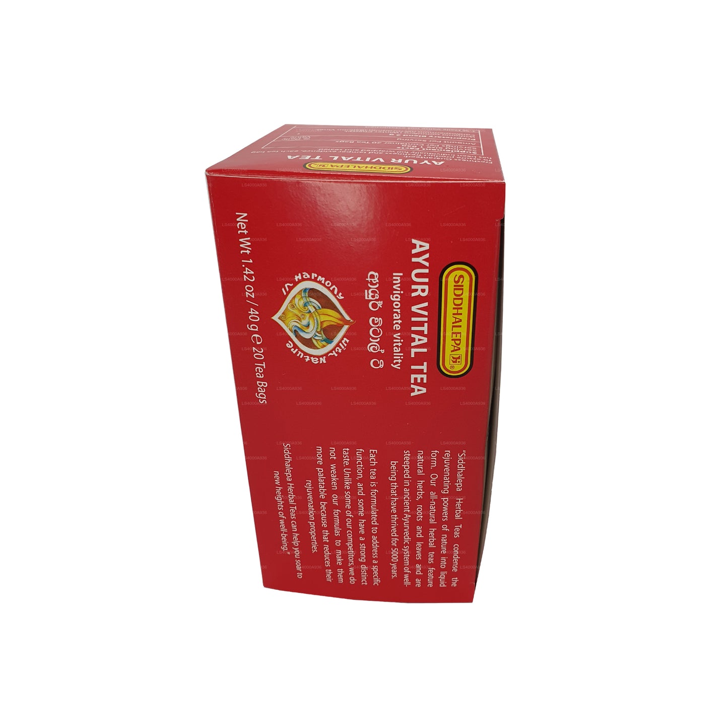 Siddhalepa Ayur Vital te (40g) 20 tepåsar