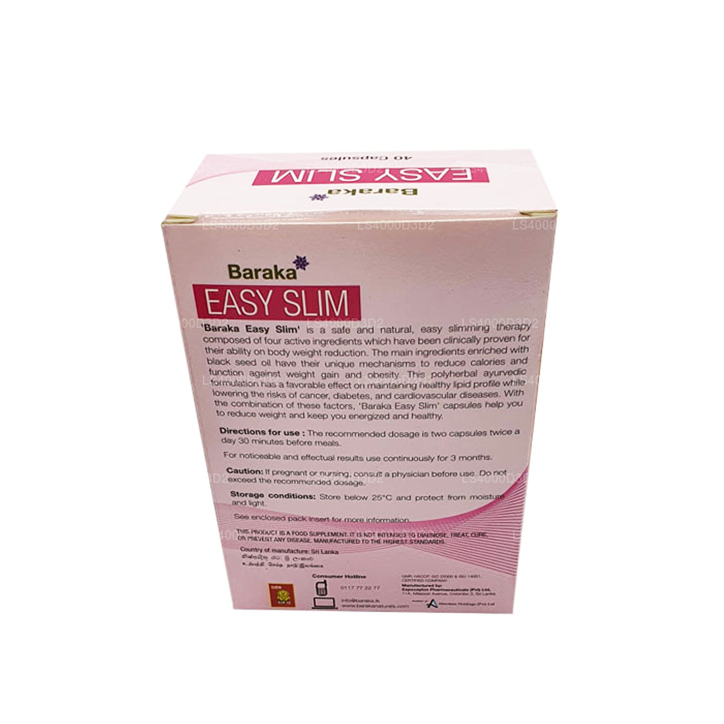 Baraka Easy Slim (40 cápsulas)