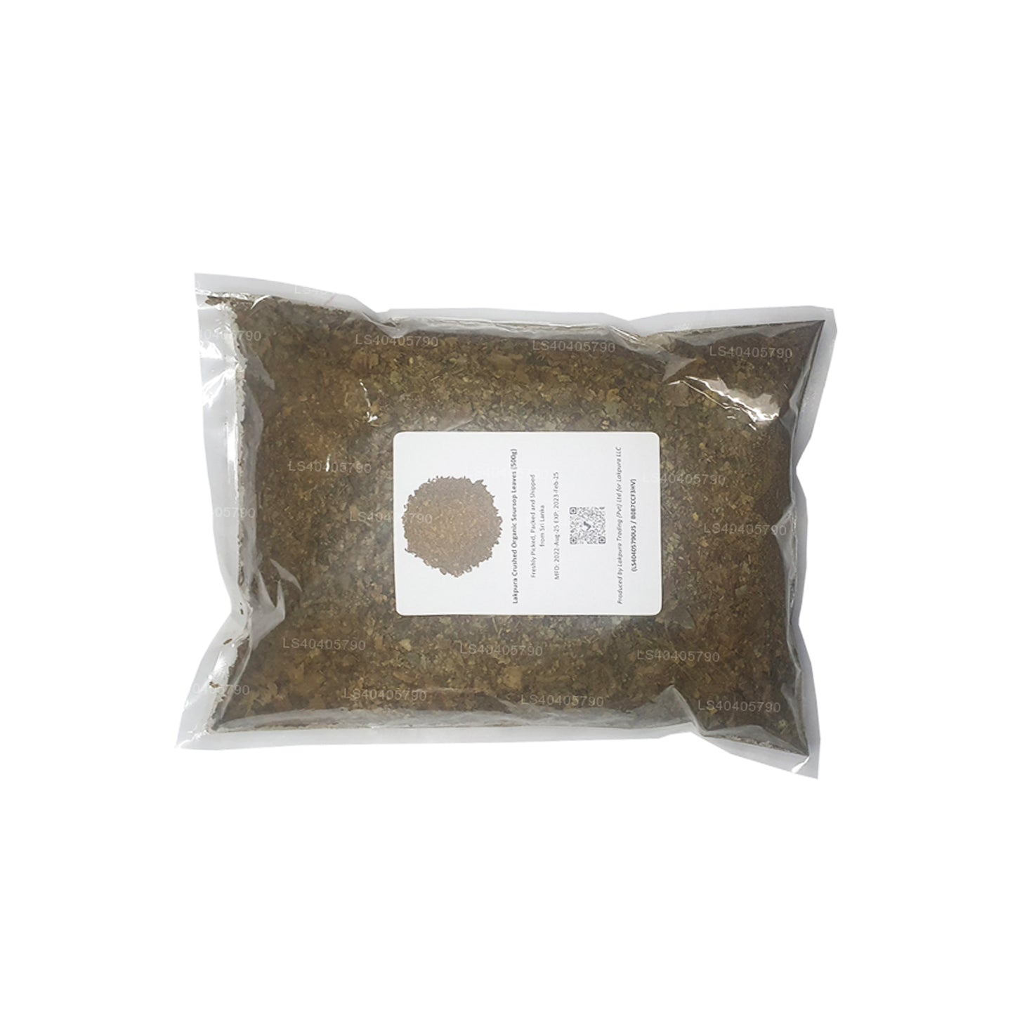Lakpura knuste økologiske soursop blade (500g)