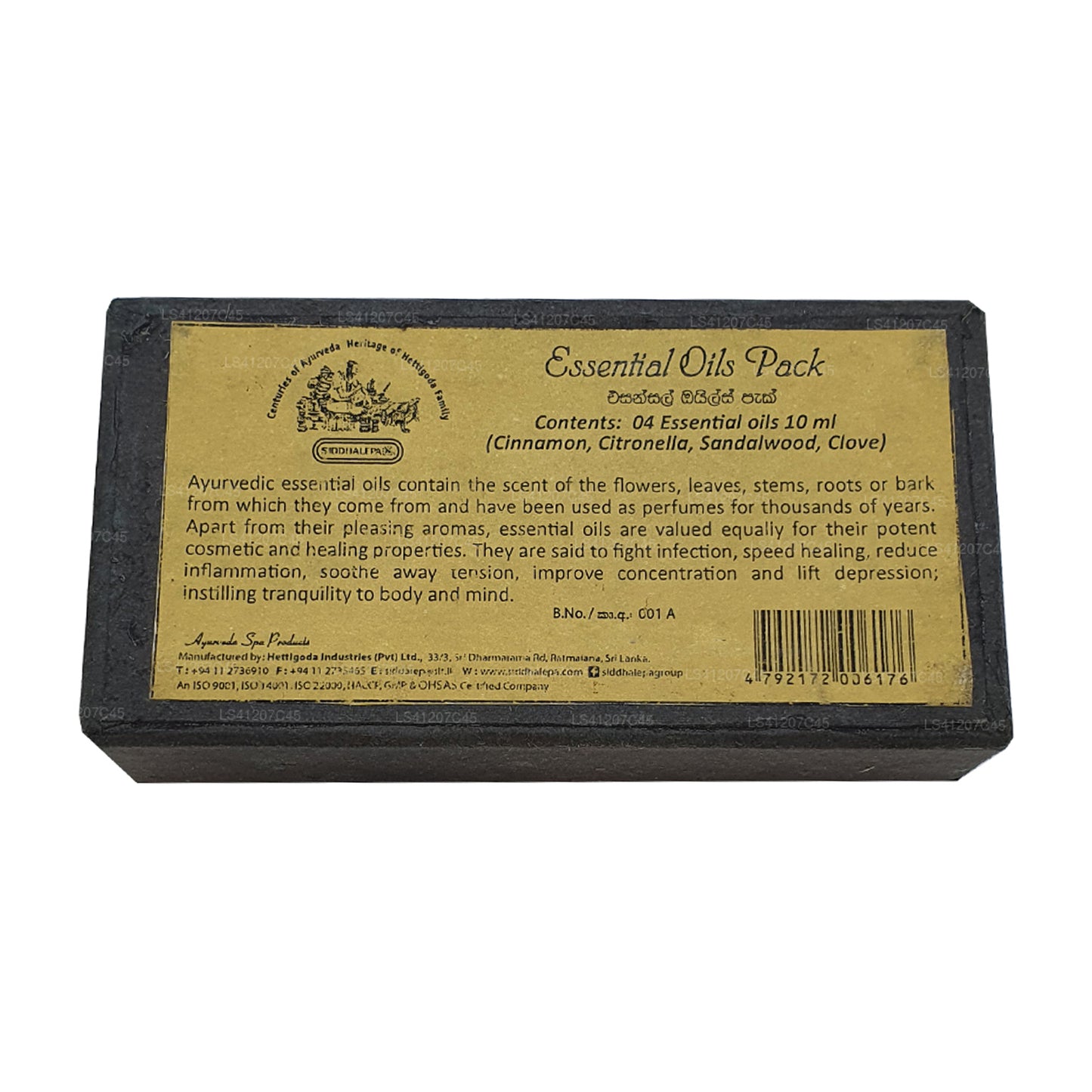 Siddhalepa eteriska oljor Pack (4 x 10ml)