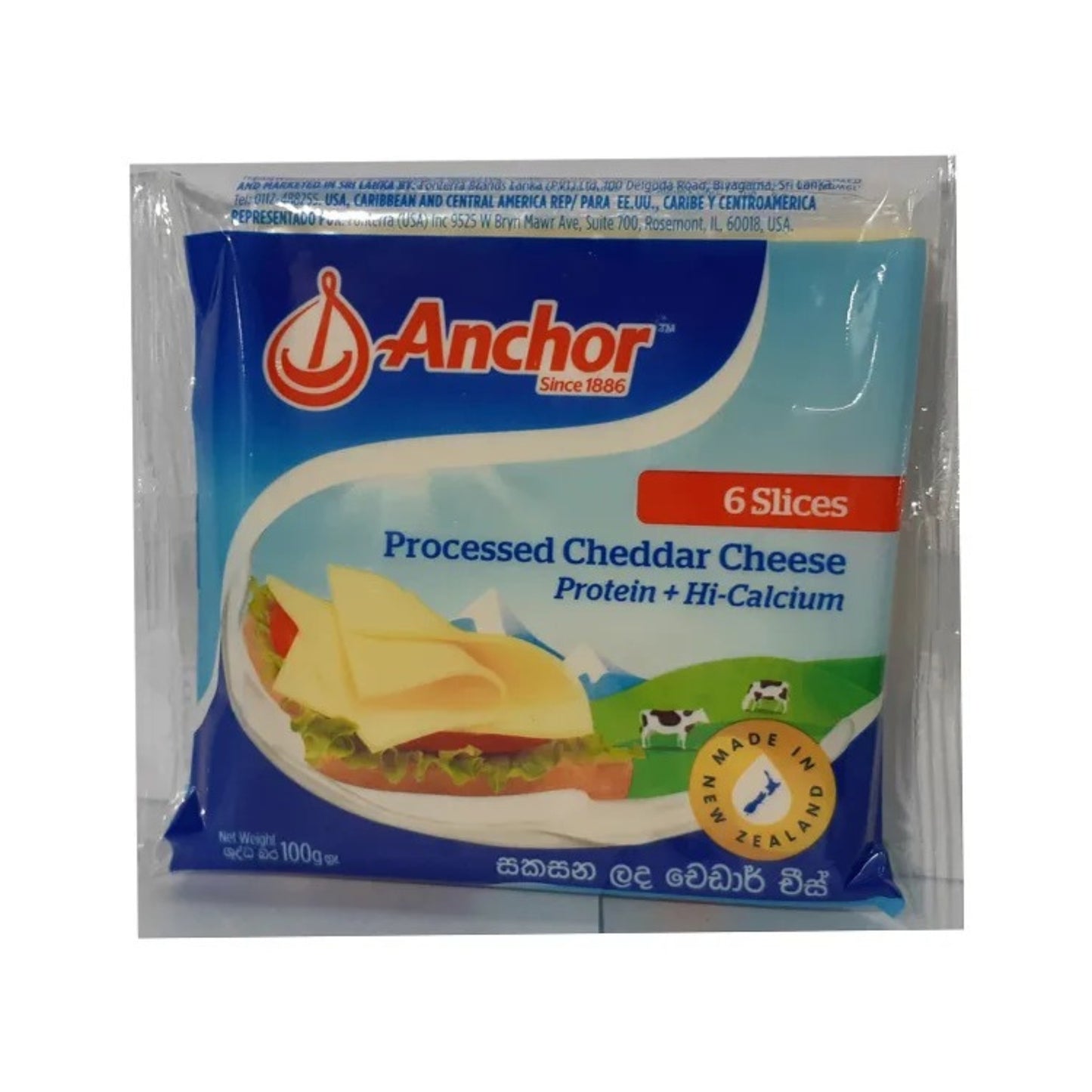 Anchor Cheese Slices (100g)