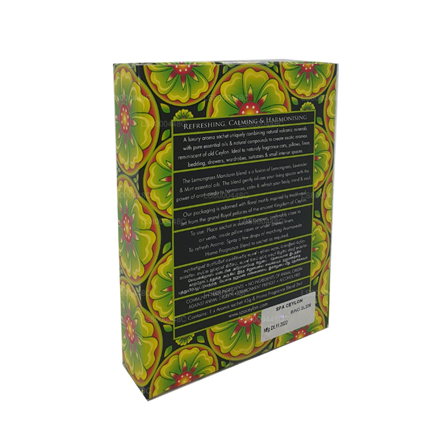 Spa Ceylon Lemongrass Mandarin Aromaveda Aroma Sachet (45g)