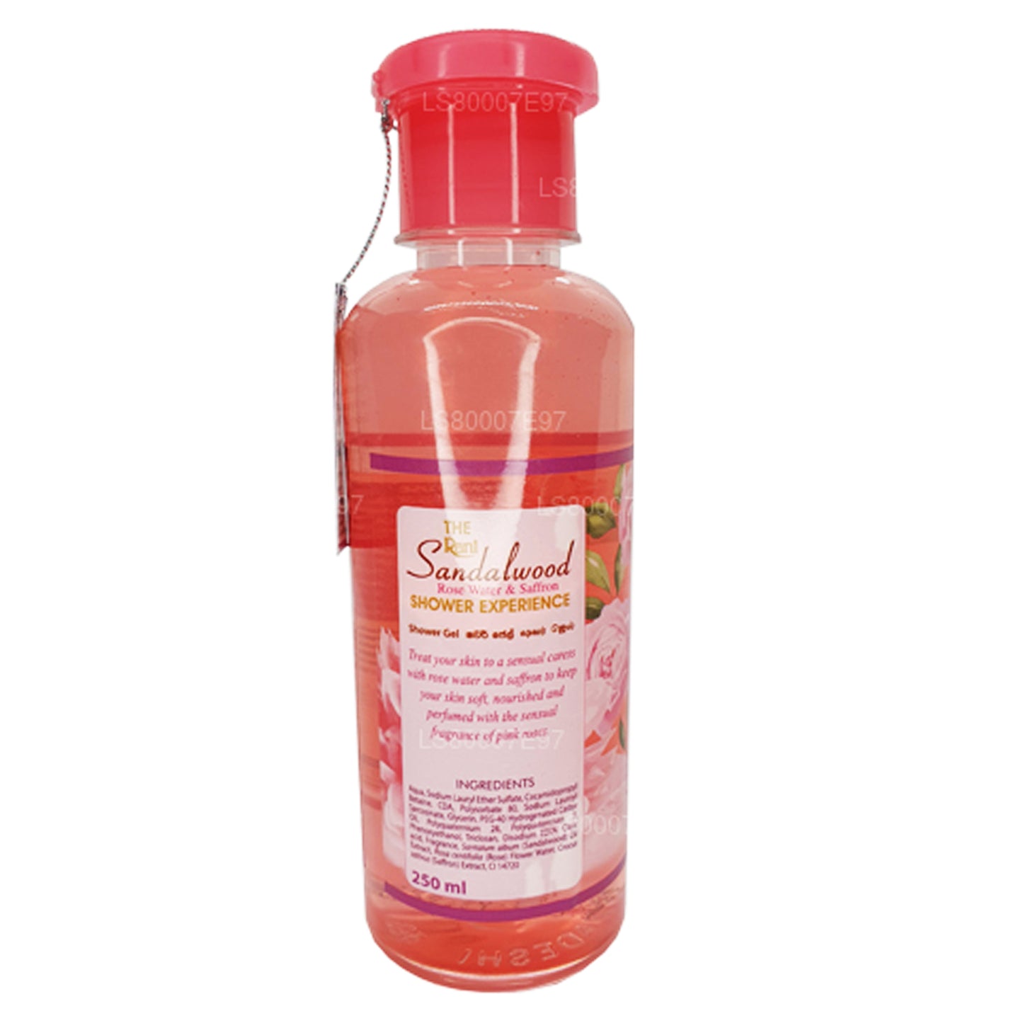 Swadeshi Rani Sandeltræ Badegel Rose vand og safran (250 ml)