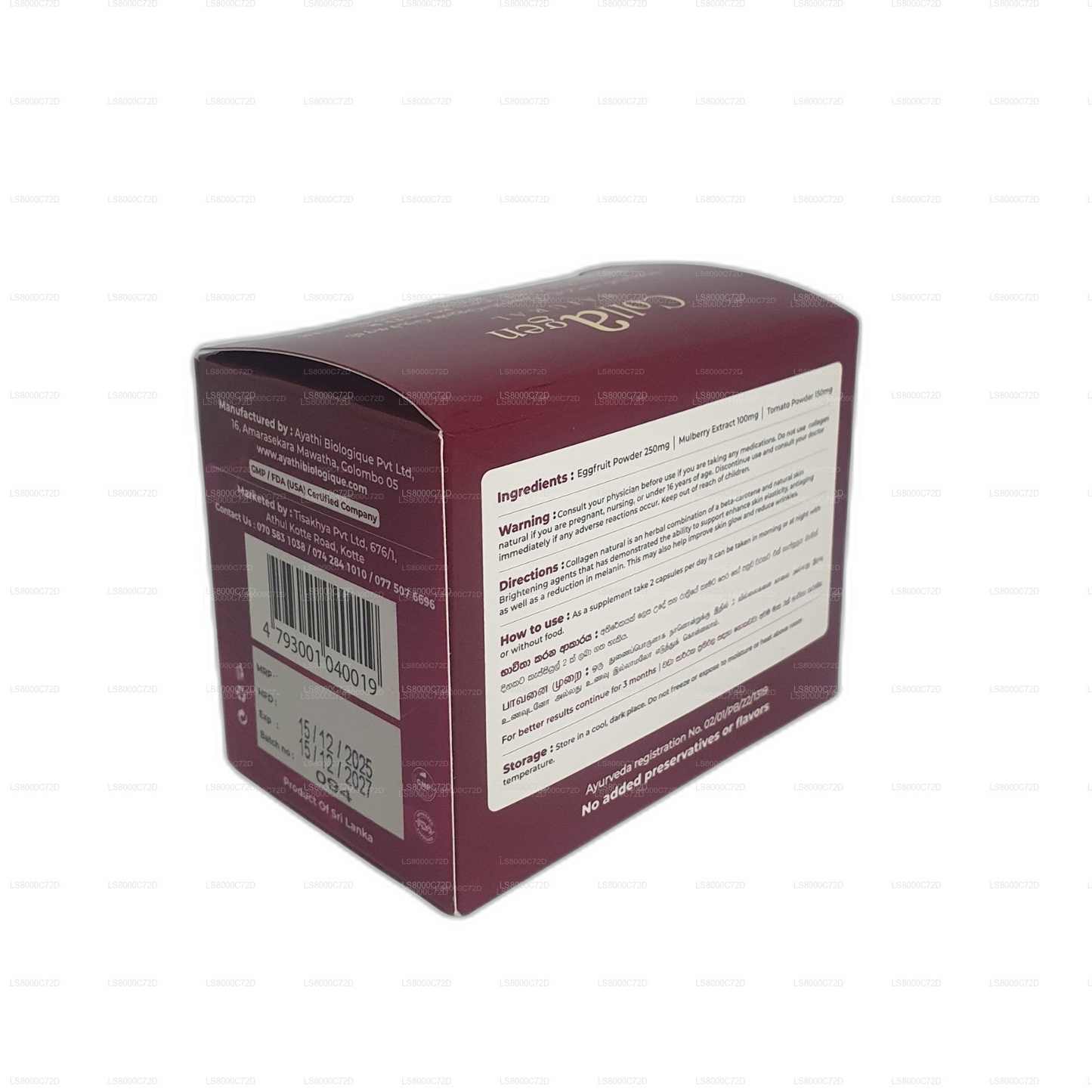 Clif Collagen Natural (60 kapsler)