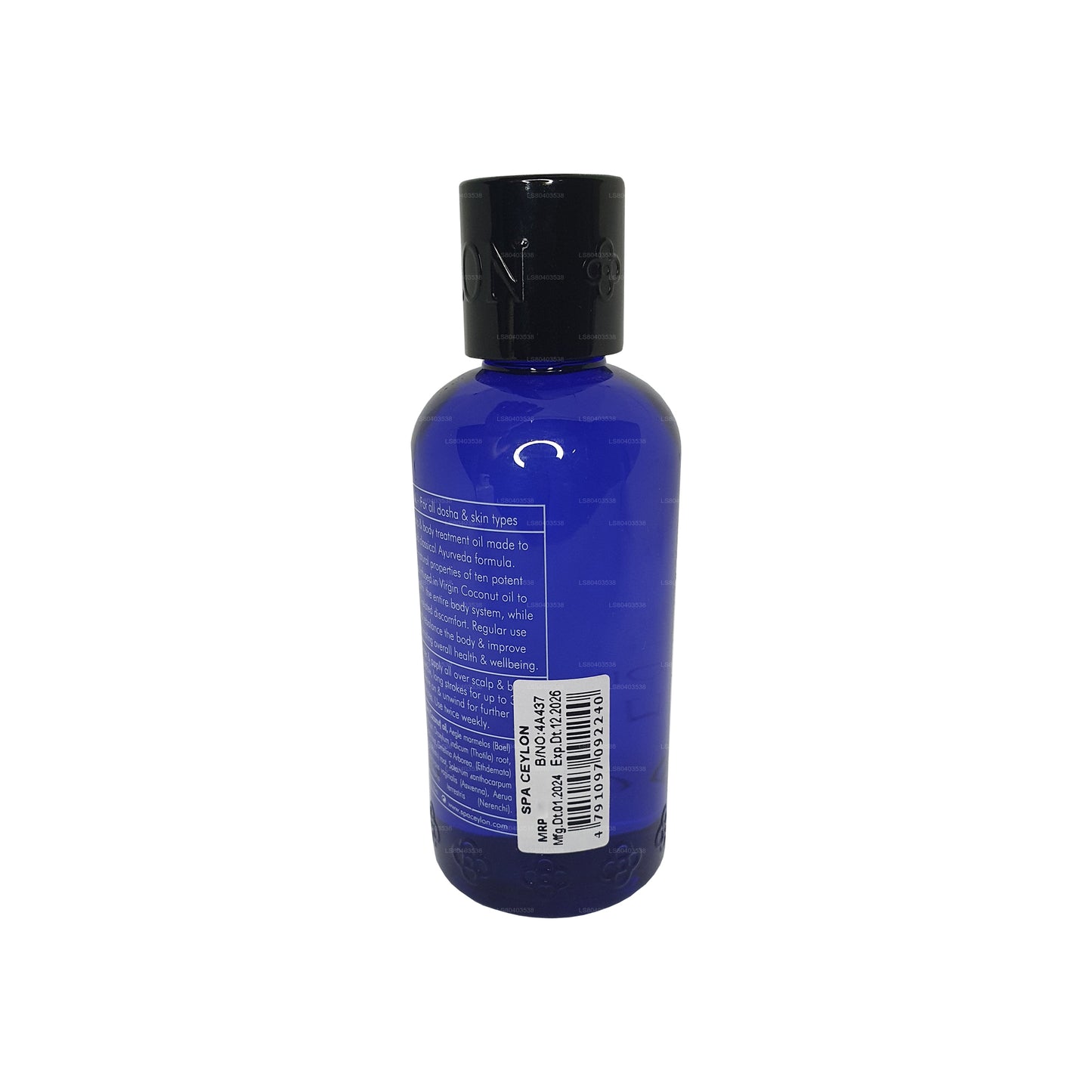 Olio per il trattamento del corpo Spa Ceylon De-Stress - Dashamula (100 ml)