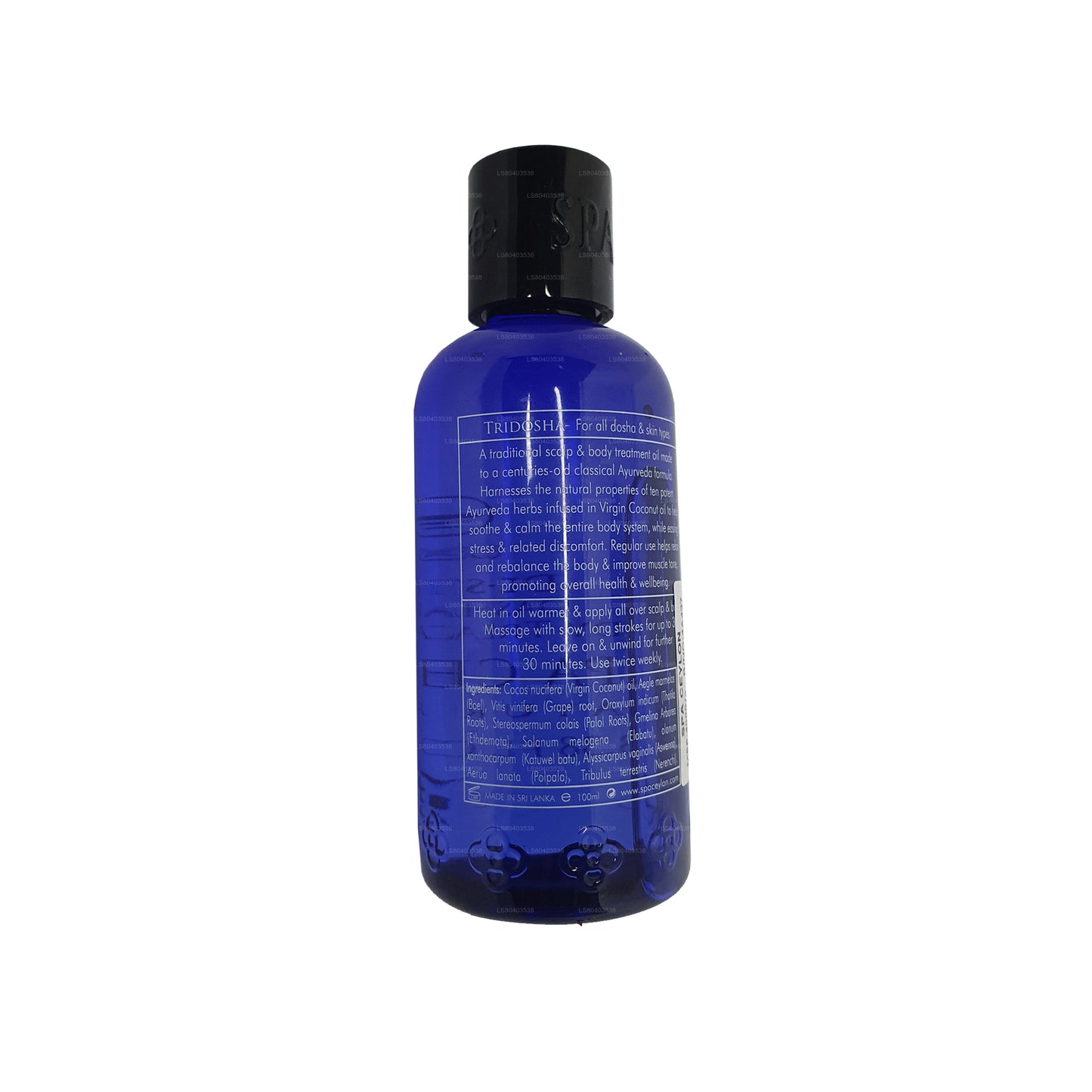 Olio per il trattamento del corpo Spa Ceylon De-Stress - Dashamula (100 ml)