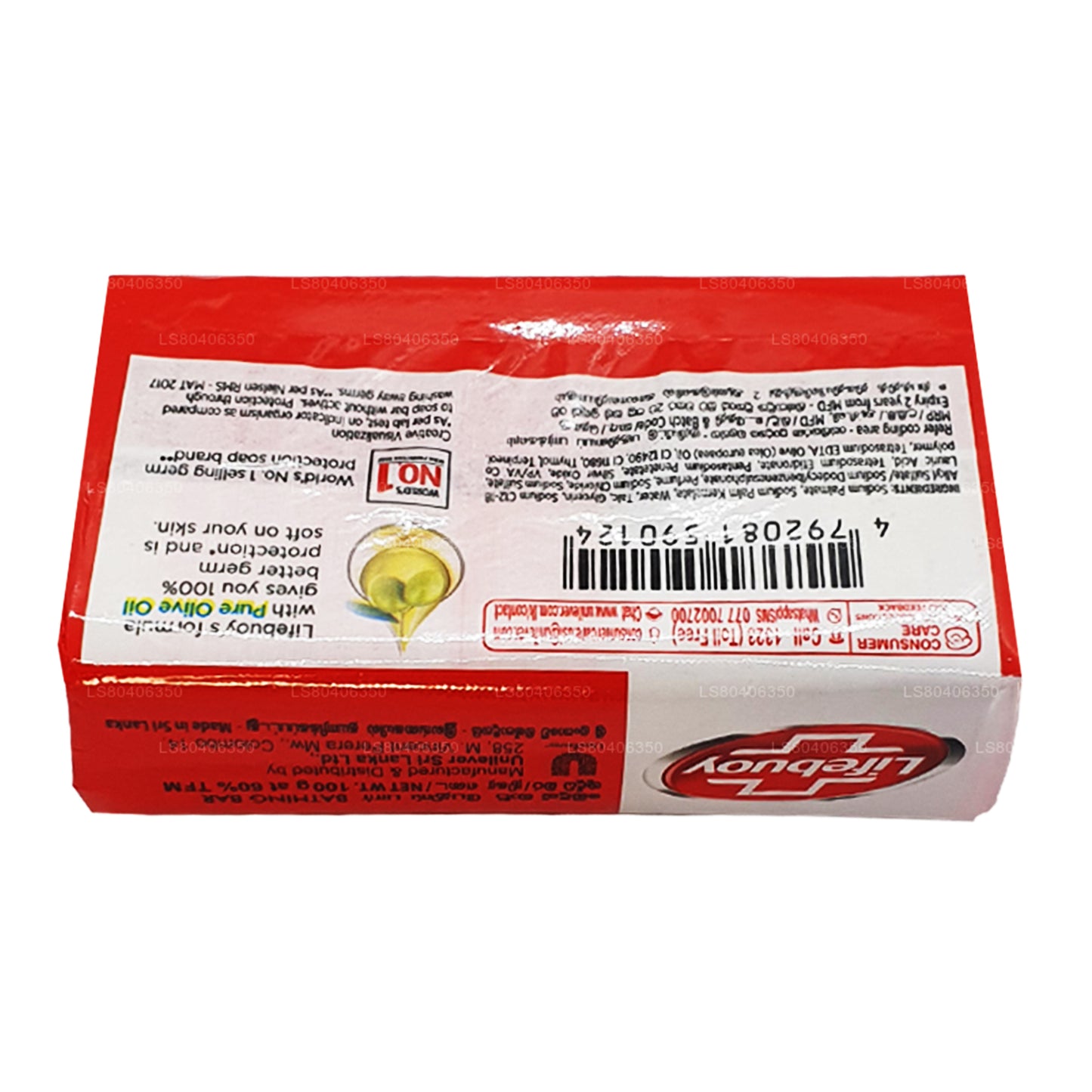 Lifebuoy Total 10 Med Ren Olivenolie Kropssæbe (100g)