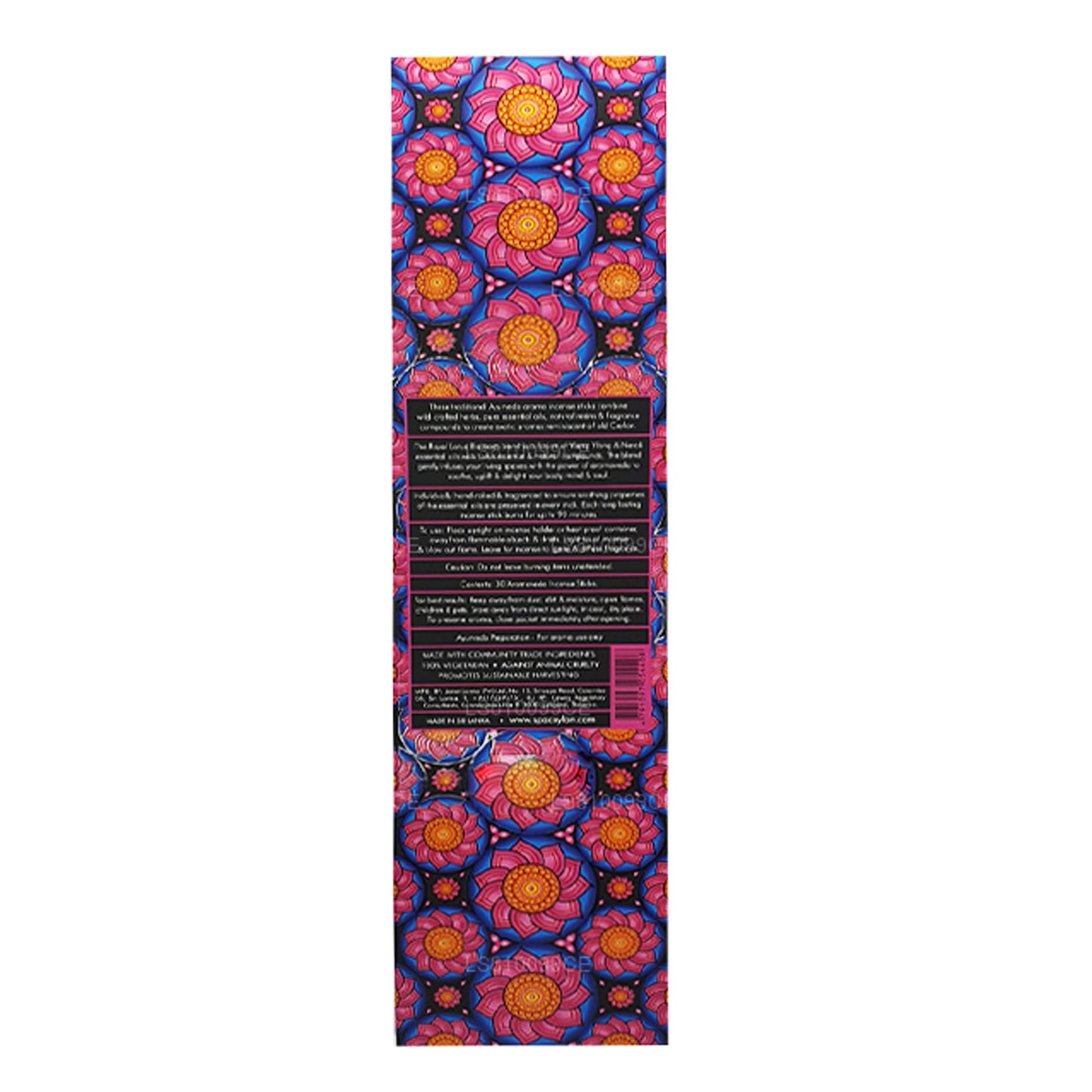 Spa Ceylon Royal Lotus Blossom Aromaveda (30) Røgelsespinde