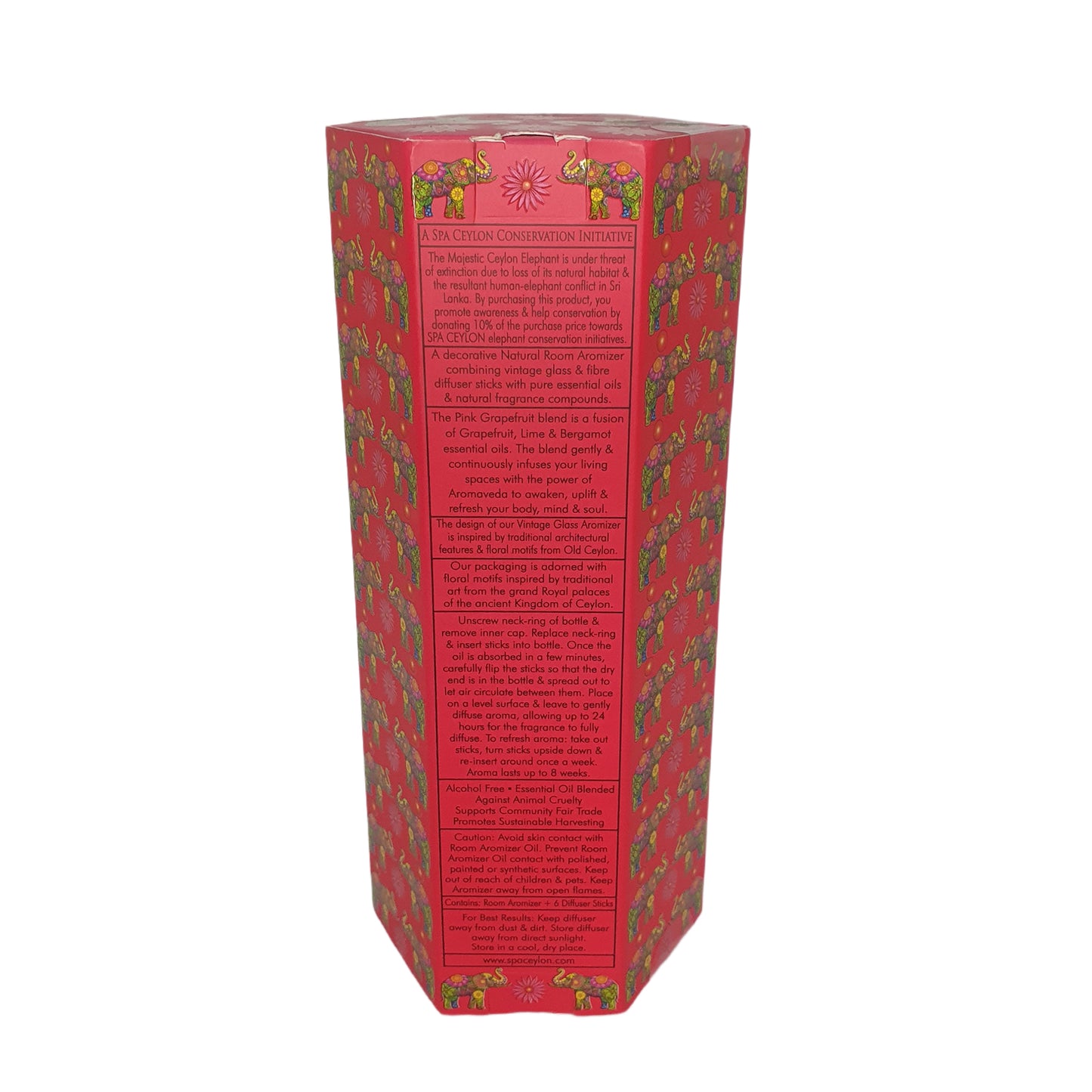 Spa Ceylon Pink Grapefruit Natural Twigs Room Aromizer (50ml)