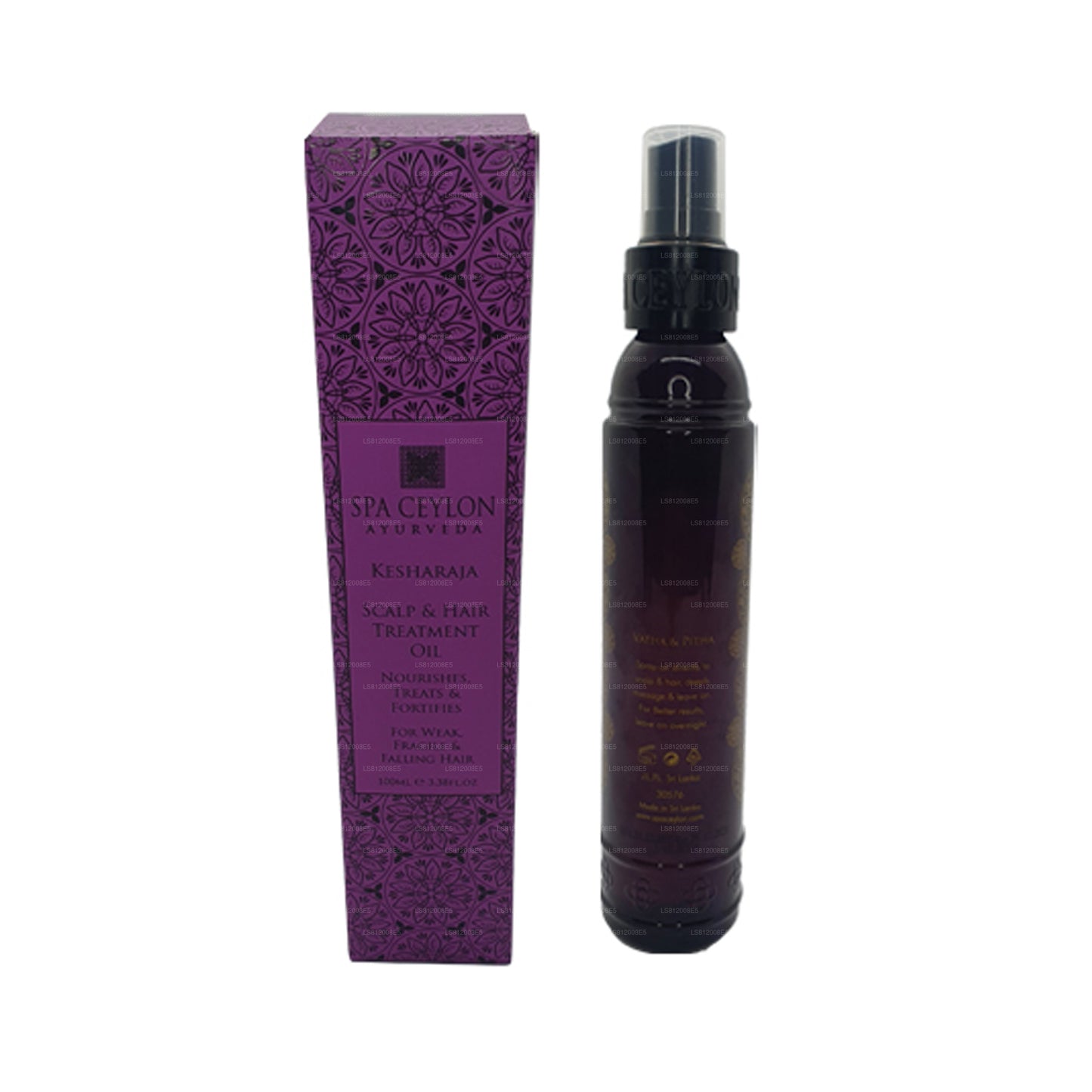 Spa Ceylon Kesharaja hovedbund og hårbehandlingsolie (100 ml)
