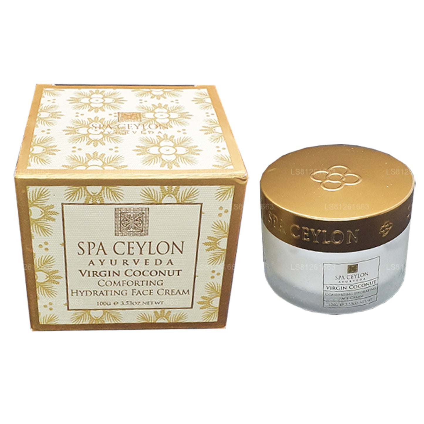 Spa Ceylon Virgin Coconut Wohltuende Feuchtigkeitsspendende Gesichtscreme (50 g)