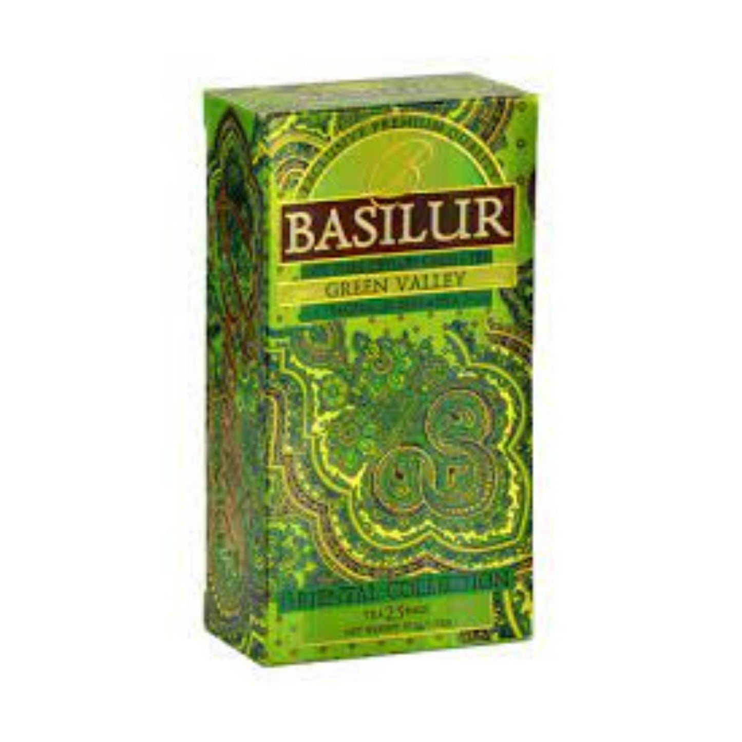 Basilur Oriental Green Valley Green Tea (37.5g) 25 Tea Bags
