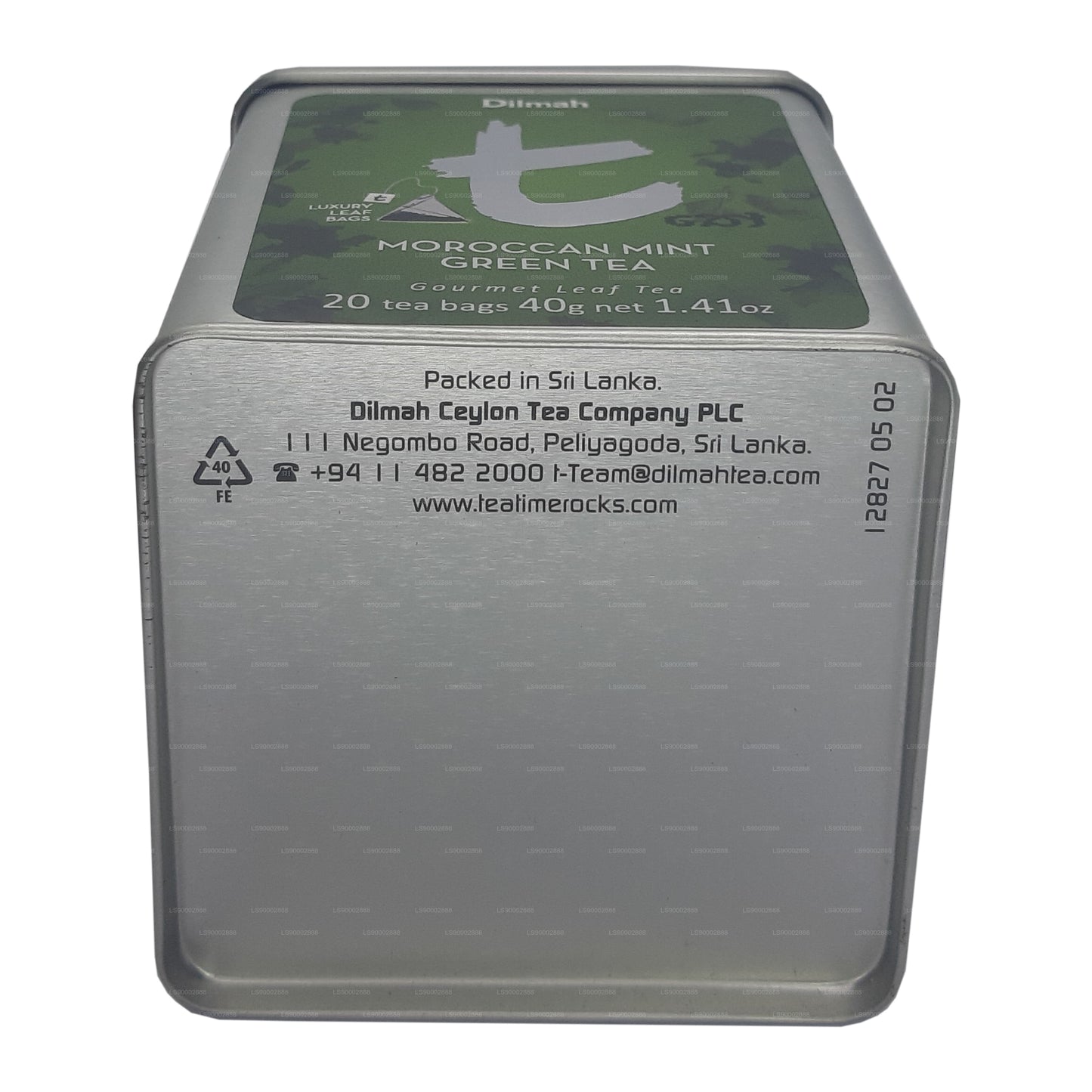 Dilmah t-Series Moroccan Mint Green Tea (40g) 20 bags