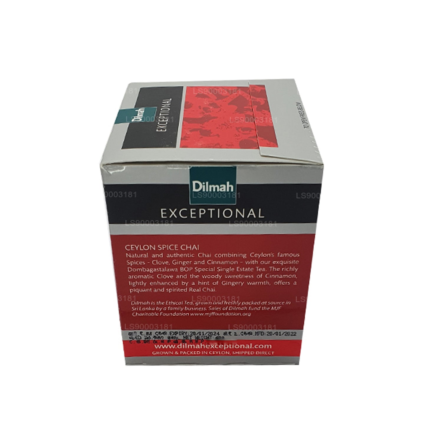 Dilmah Exceptional Ceylon Spice Chai (40 g) 20 theezakjes