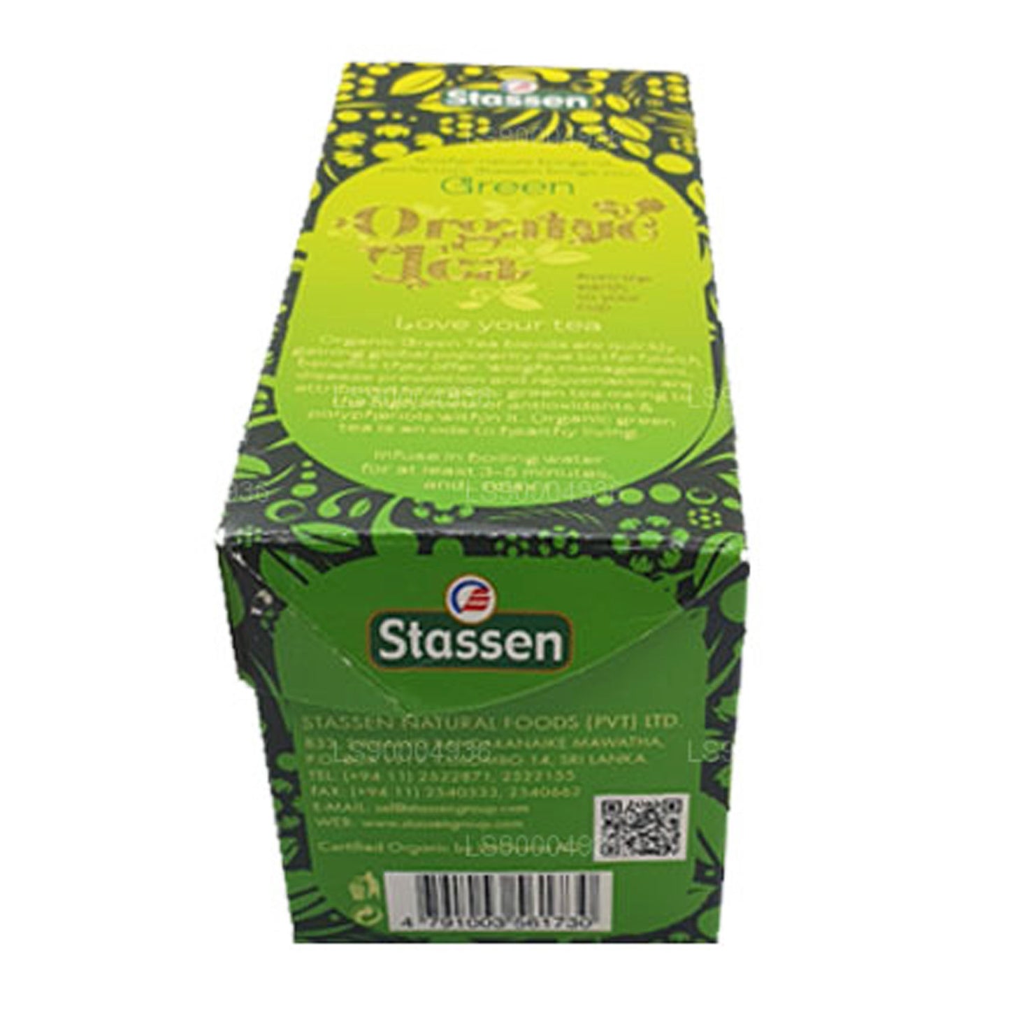 Stassen Green Organic Tea (50g) 25 Tea Bags