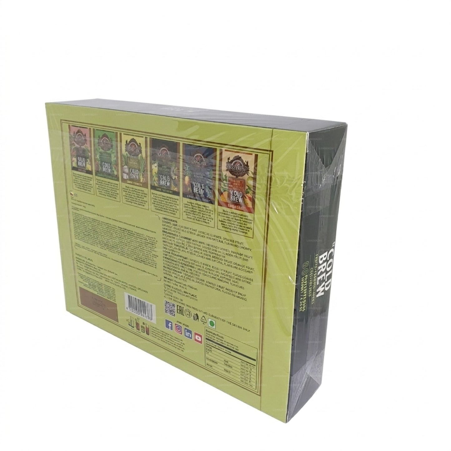 BASILUR COLD BREW- TEA BAG - FOIL ENV - ASSORTED 60E (120g)