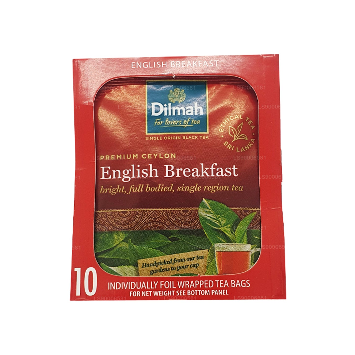 Dilmah Engelse ontbijtthee (20 g) 10 individueel in folie verpakte theezakjes