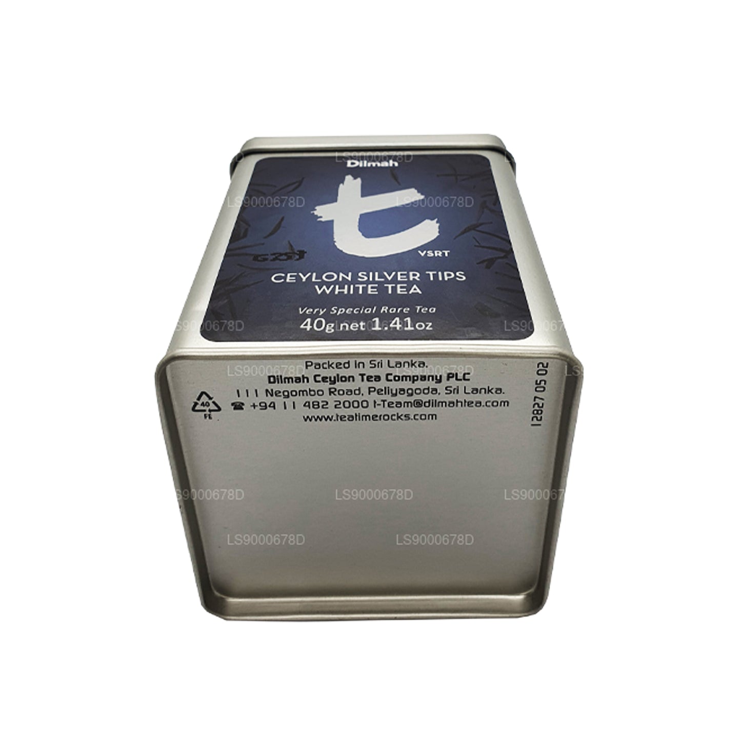 Dilmah Ceylon Silver Tips Vitt te (40g) Caddy Löst te