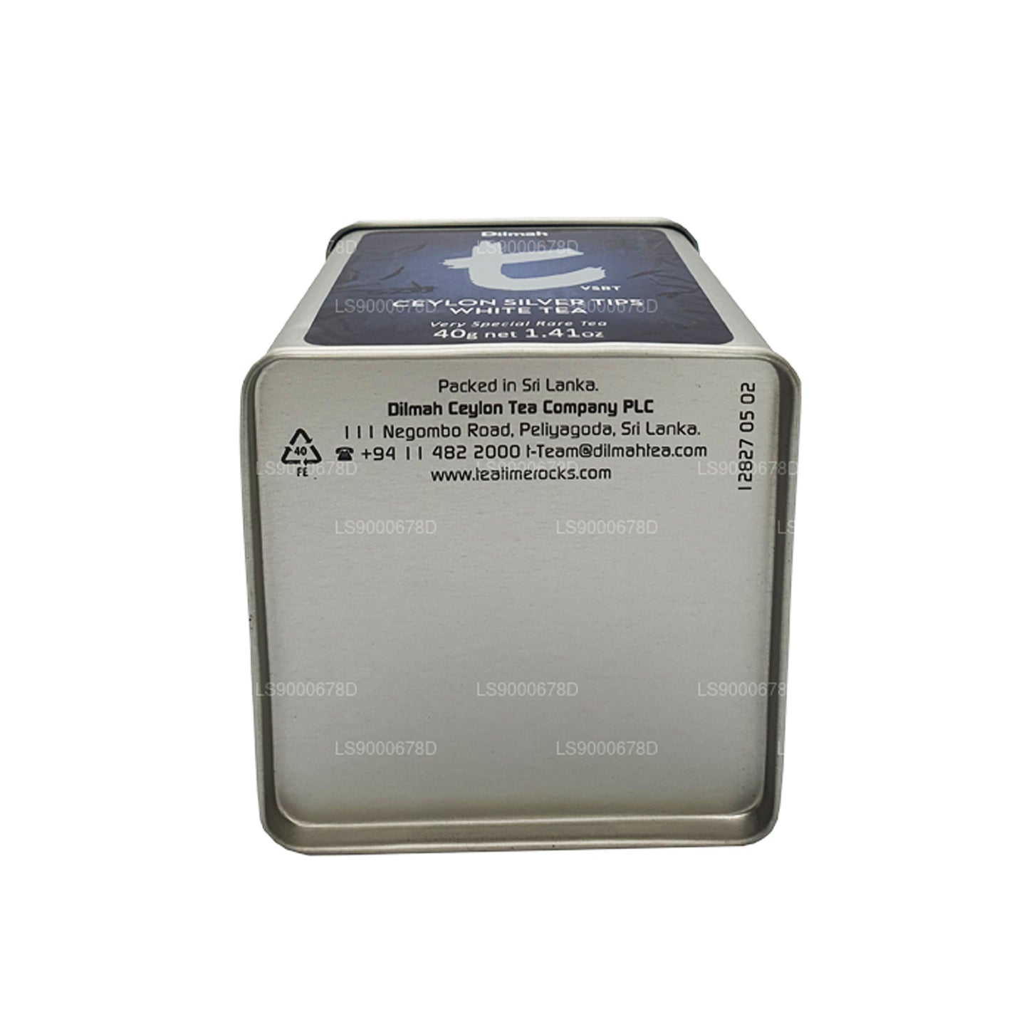 Dilmah Ceylon Silver Tips Vitt te (40g) Caddy Löst te