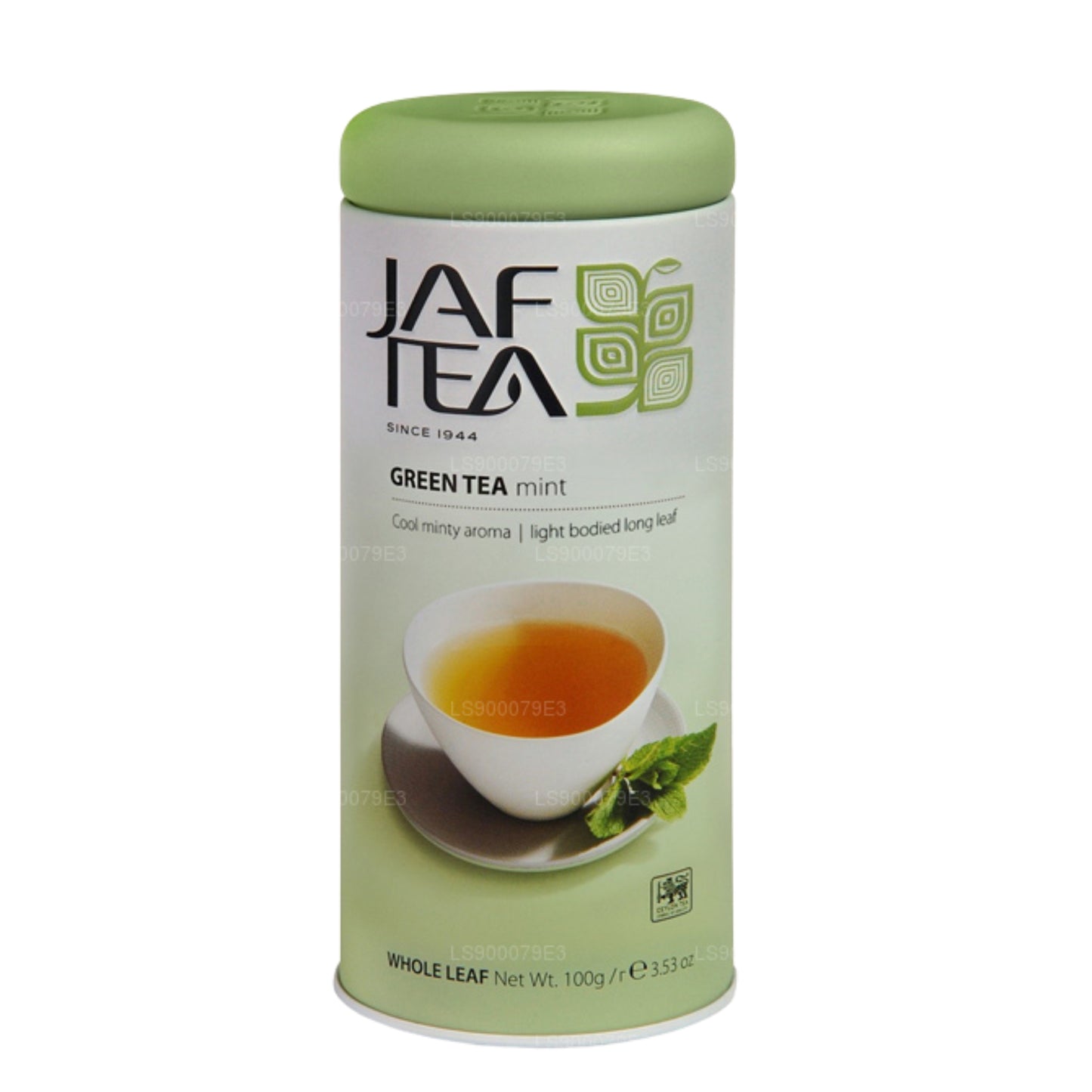 Jaf Tea Mint Green Leaf tea (100g) Tin