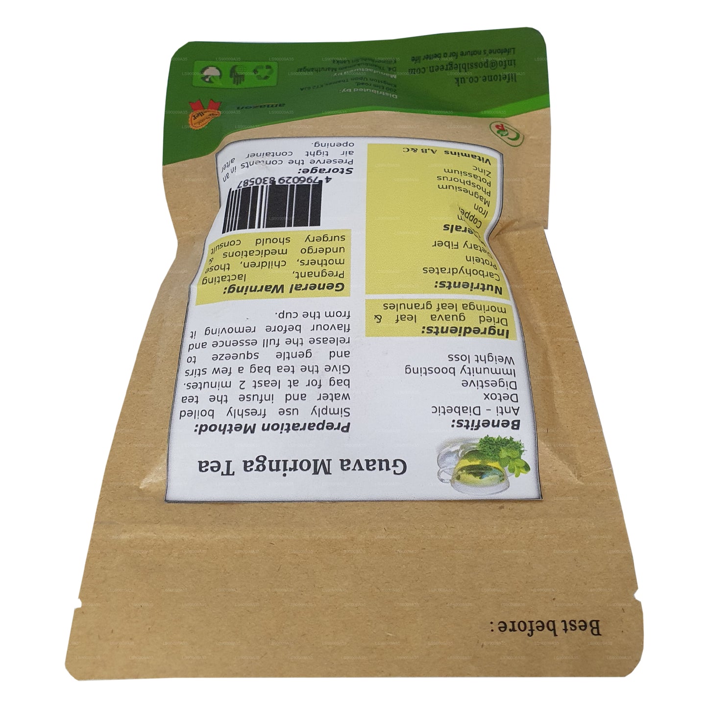 Lifetone Guava Moringa Tea (30g)