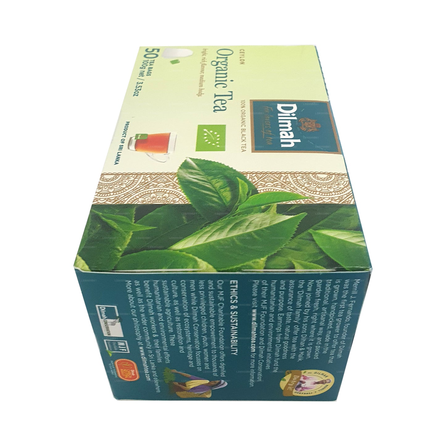 Dilmah オーガニックティー (100g) ティーバッグ50個