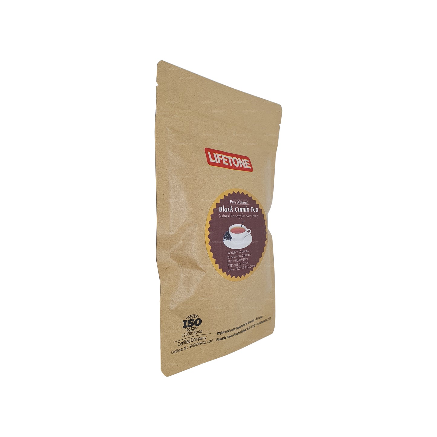 Thé au cumin noir Lifetone (40g)