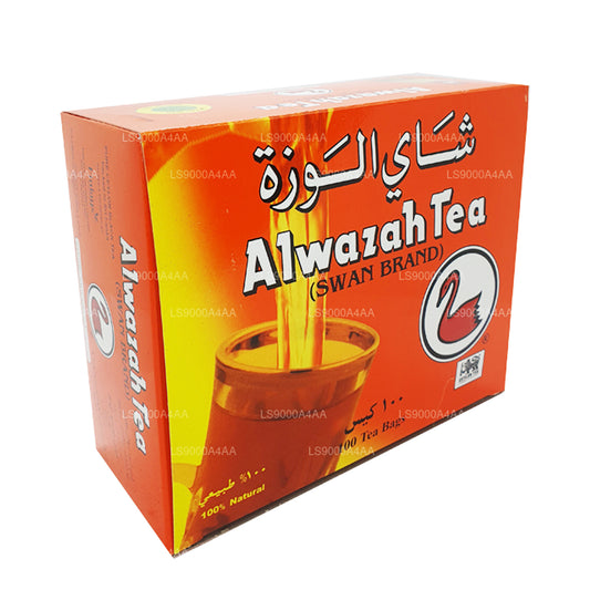 Alwazah Saf Seylan Siyah Çay 100 Çay Poşetleri (200g)