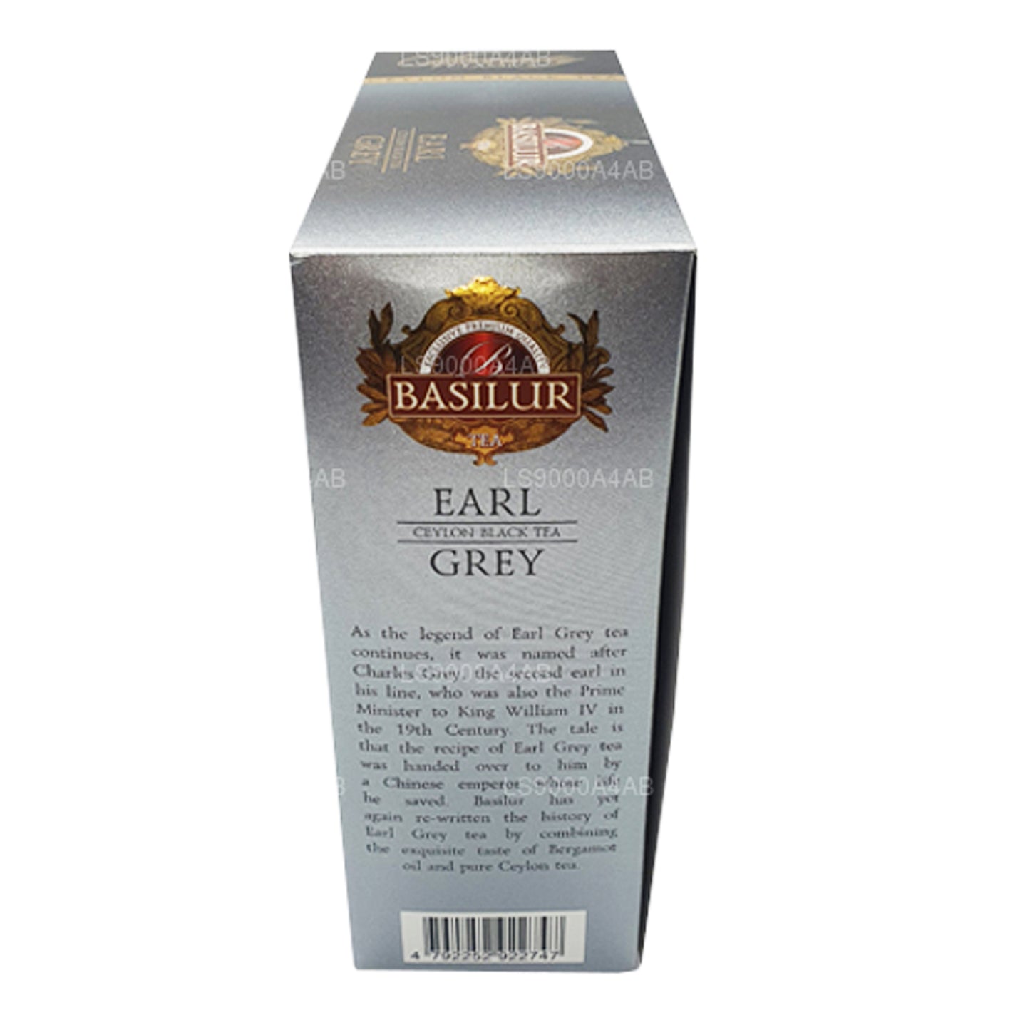 Basilur Speciality Classics Earl Grey Ceylon Black Tea (200g) 100 Tea Bags