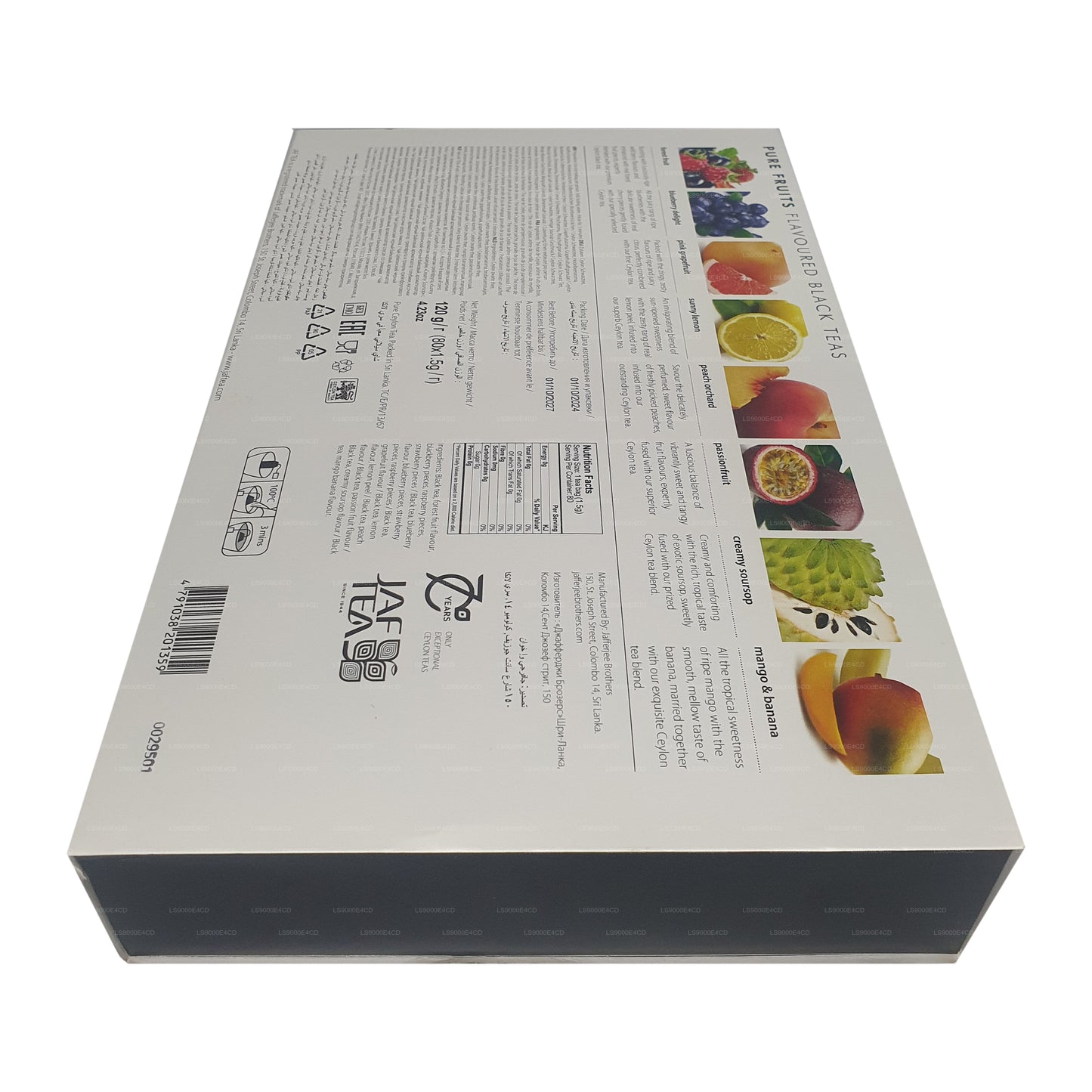 Jaf te ren frukt samling (120g) 80 tepåsar