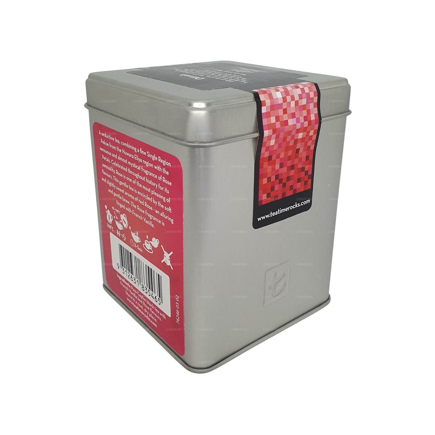 Dilmah T-serie Rose med fransk vanilje løs bladte (100g)