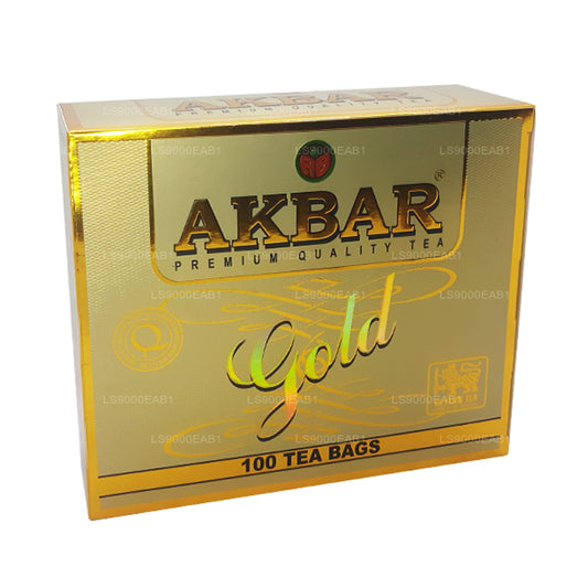 Akbar Gold Premium 100% 纯锡兰茶 (200 克) 100 个茶包