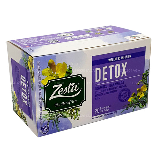 Zesta Detox Iramusu, Ranawara (40 g) 20 bustine di tè