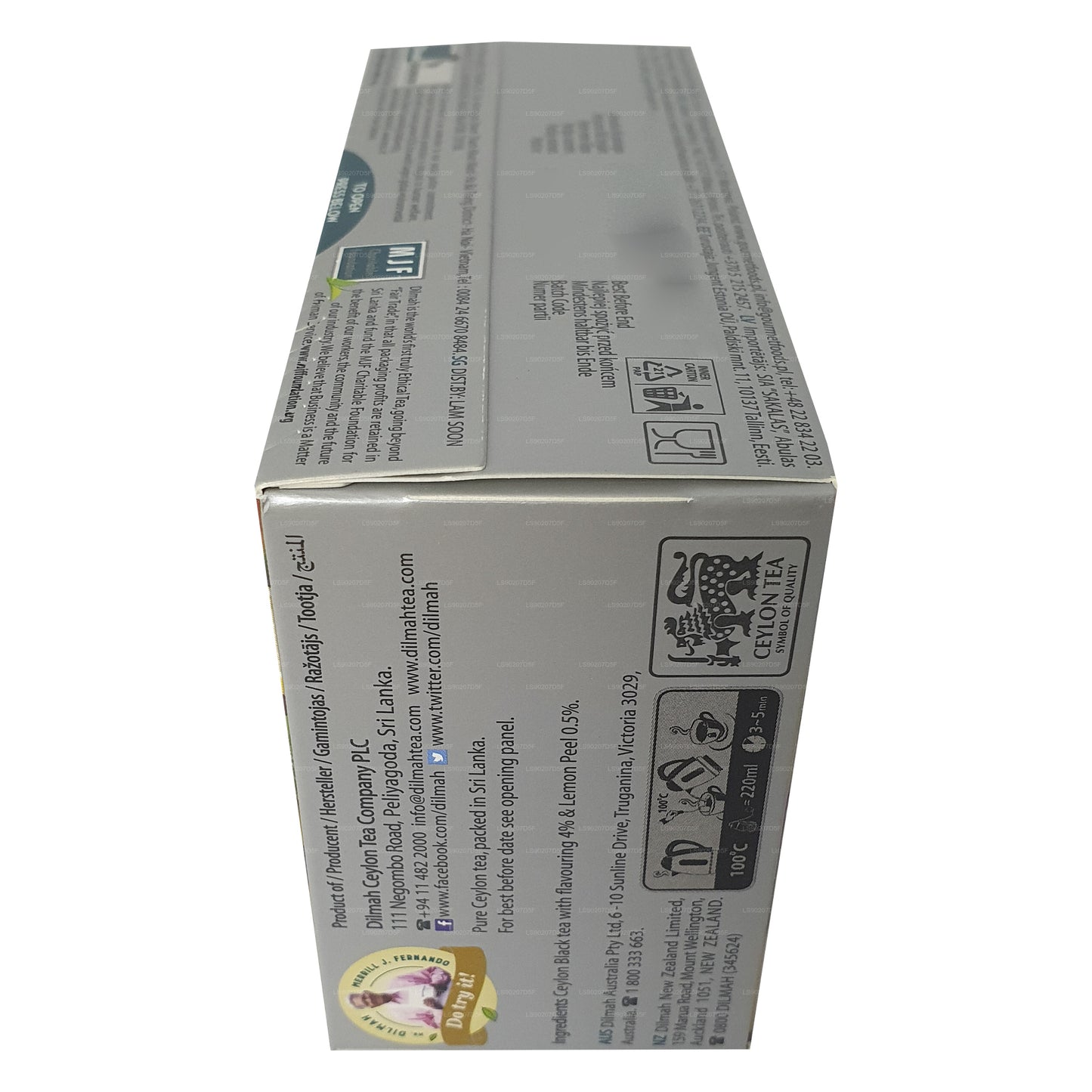 딜마 레몬 맛 차 (30g) 티백 20개